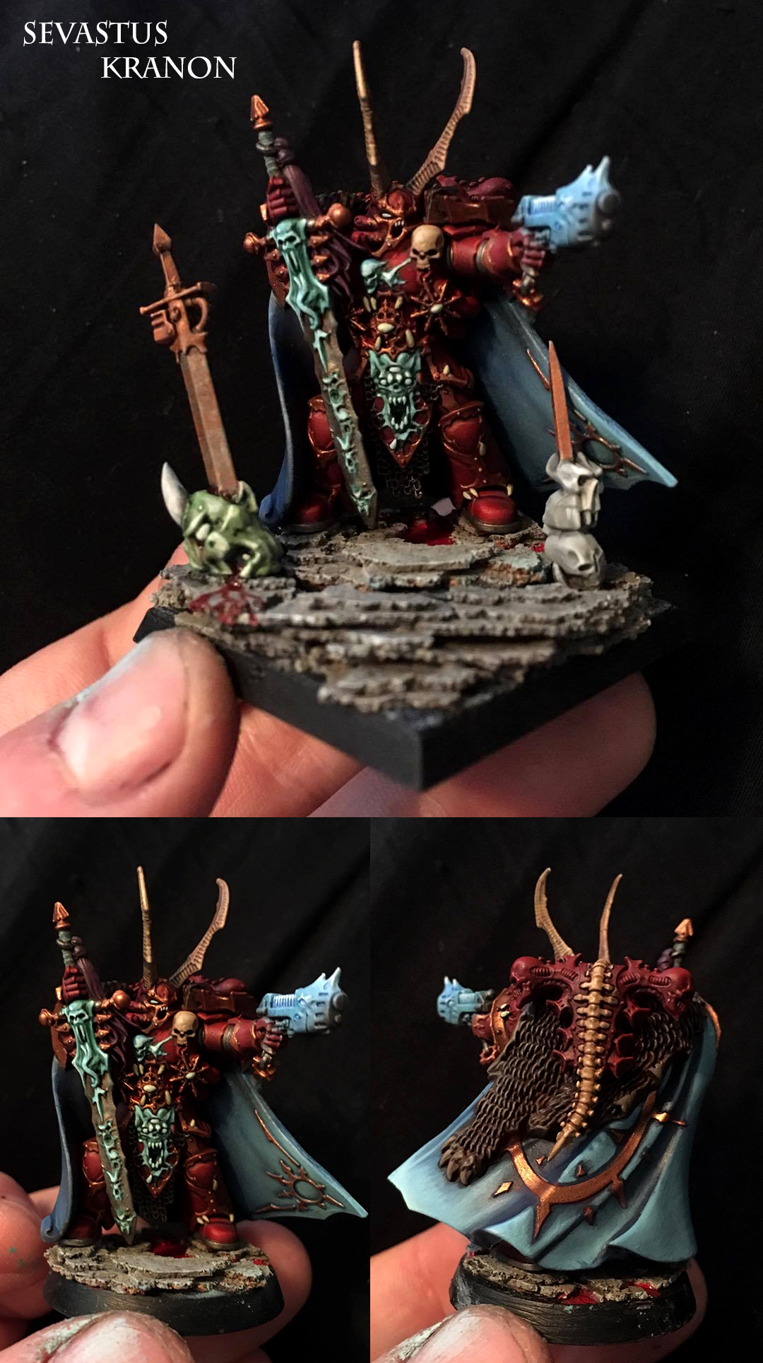 Chaos, Chaos Lord, Crimson Sabres, Crimson Slaughter, Kranon, Kranon The Relentless, Sevastus Kranon, Warhammer 40,000