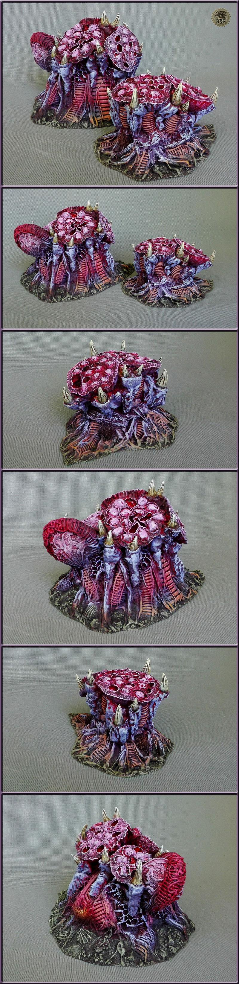 HIVE SPAWNING PITS (SET OF 2)- 28 MM SCALE