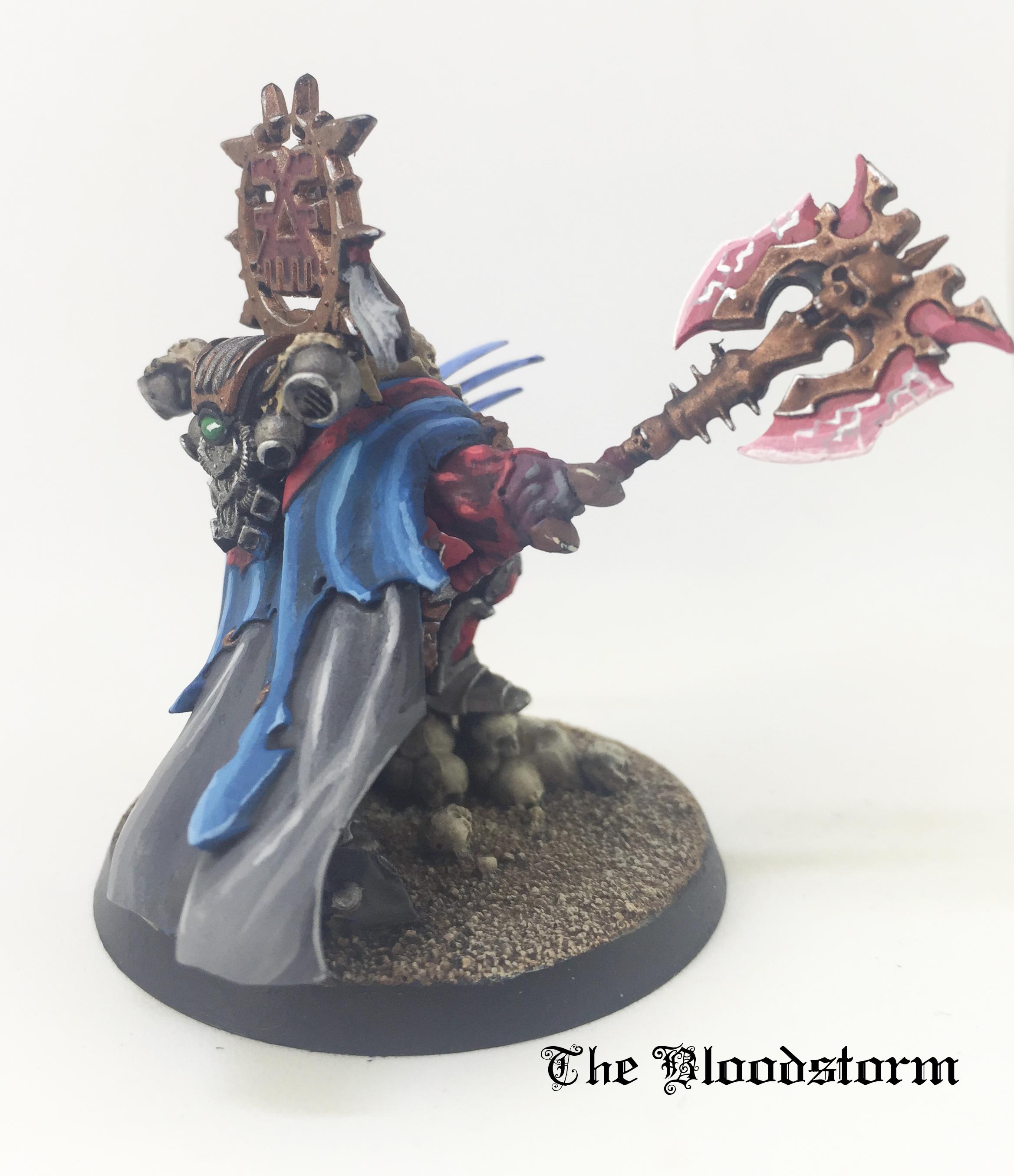 Champion, Chaos Lord, Chaos Space Marines, Khorne, Khorne Daemonkin, Kitbash, Lightning Claw, Warhammer 40,000, World Eaters