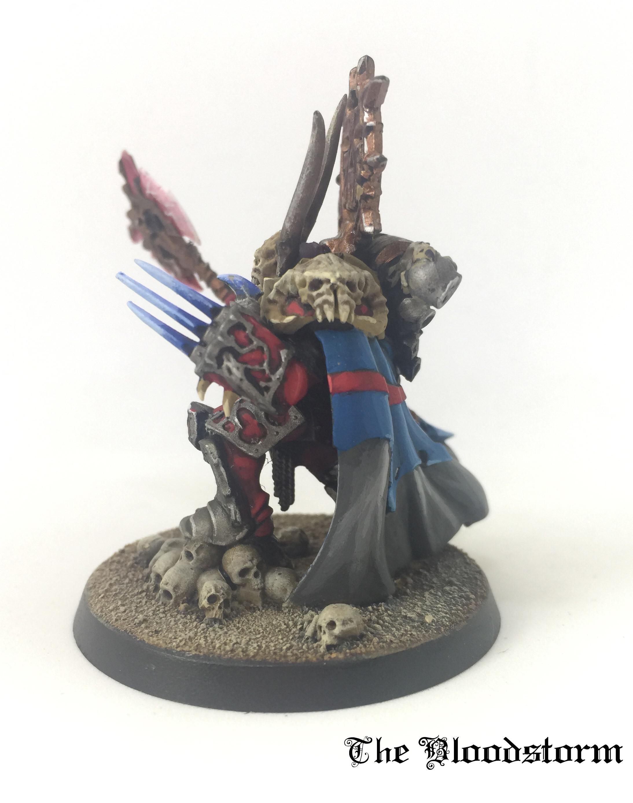 Champion, Chaos Lord, Chaos Space Marines, Khorne, Khorne Daemonkin, Kitbash, Lightning Claw, Warhammer 40,000, World Eaters
