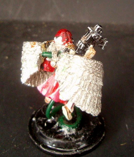 Sculpting, Seraphim, Seraphim Wings, Sister's Of Battle, Sisters Of Battle, Sororitas, St Celestine Sculpt, St Celestine Wings, Winged