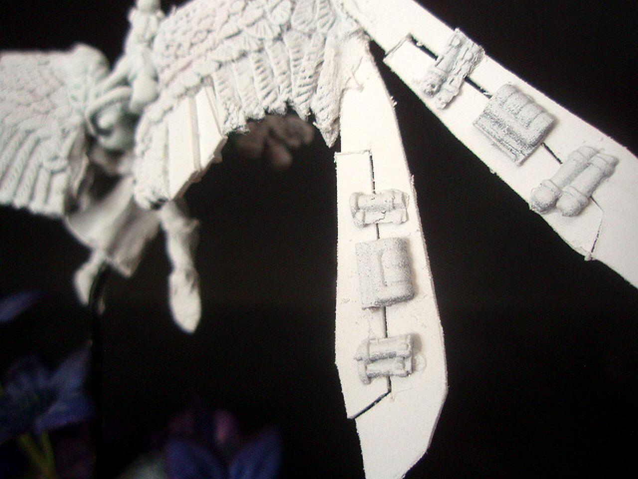 Sculpting, Seraphim, Seraphim Wings, Sister's Of Battle, Sisters Of Battle, Sororitas, St Celestine Sculpt, St Celestine Wings, Winged