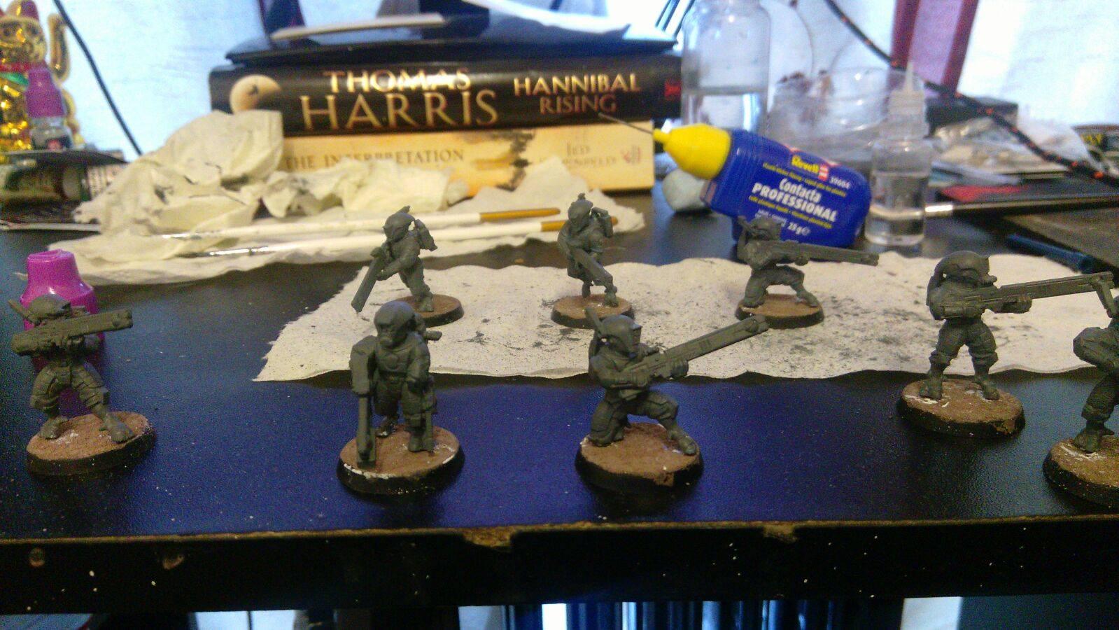 Mechanicus standard gray base coat applied, look like new again