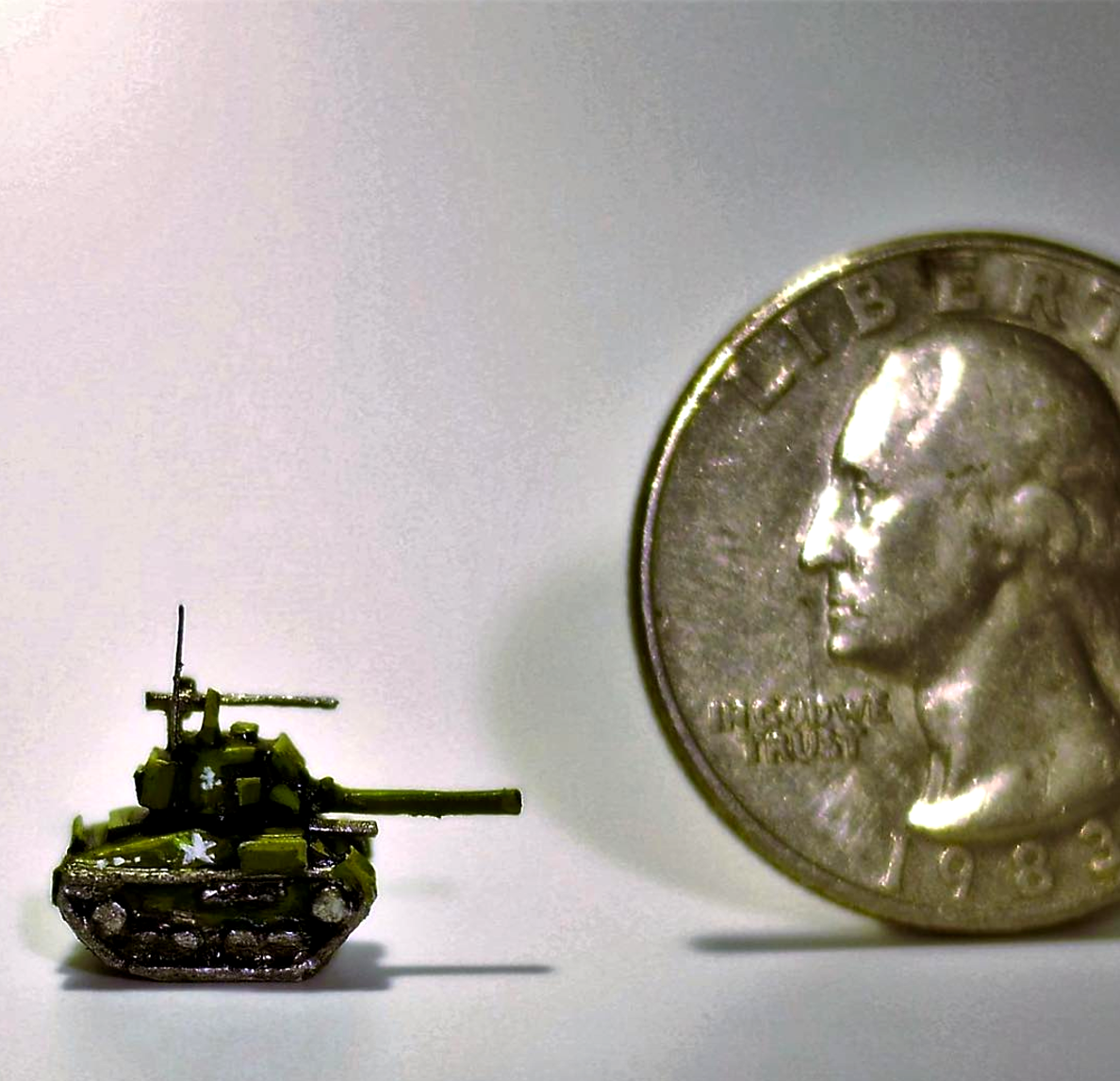 1/? scale Sherman tank