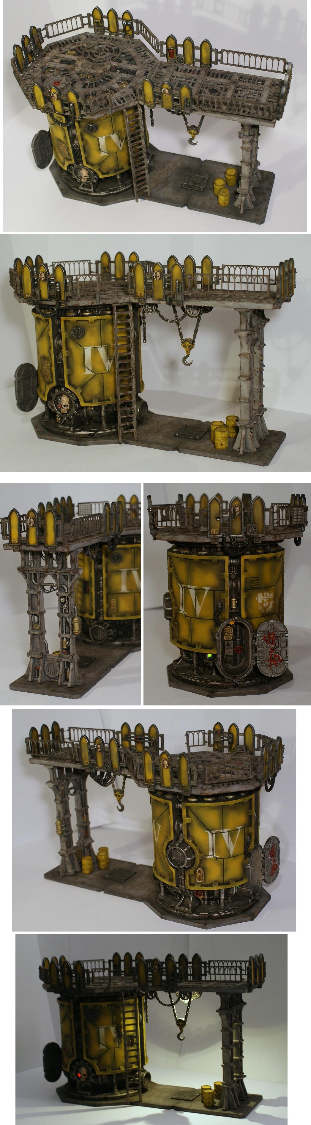 Ferratonic Incinerator, Industrial, Terrain, Warhammer 40,000