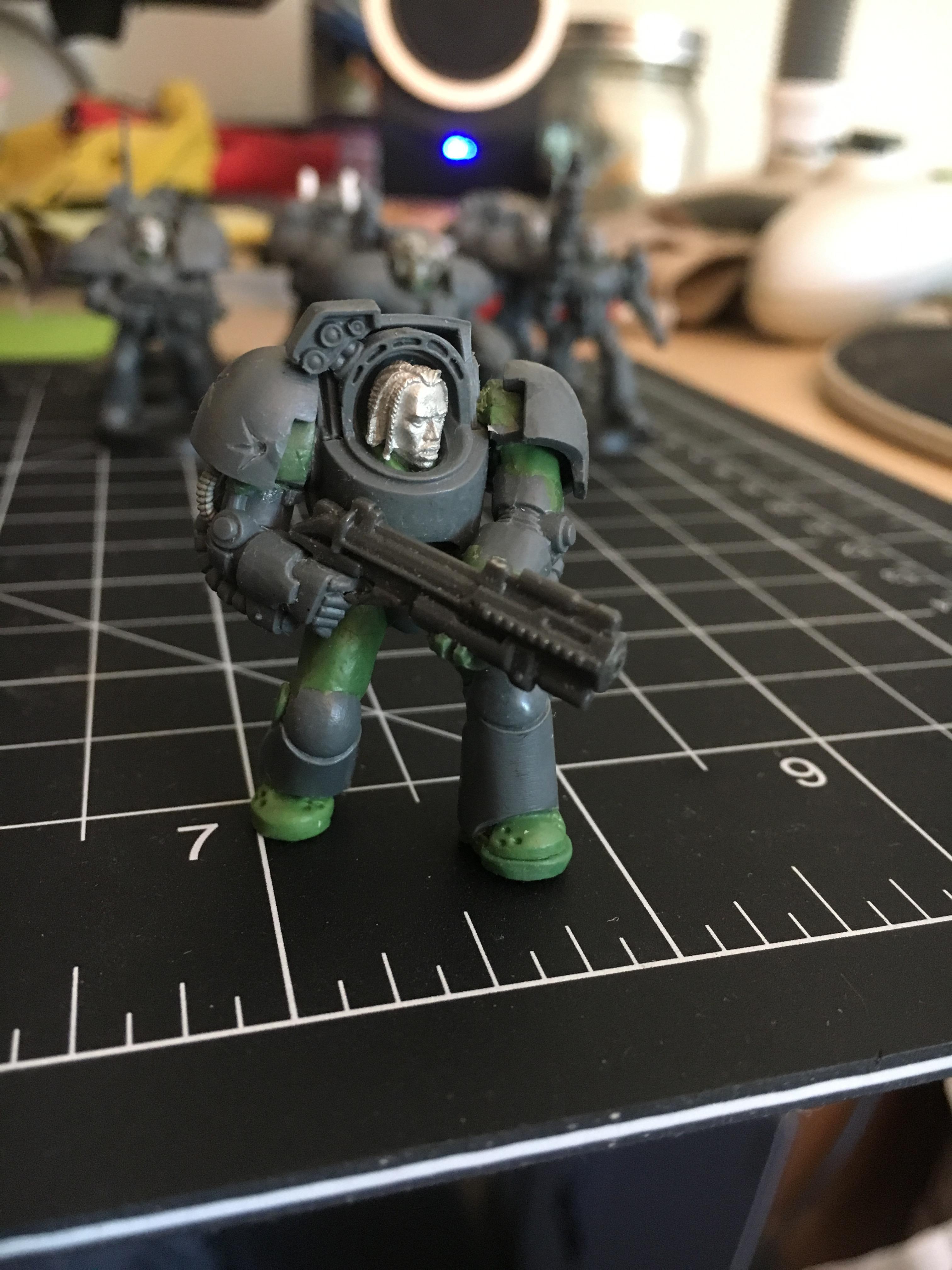Conversion, Greenstuff, Space Marines, Starhammer, Terminator Armor