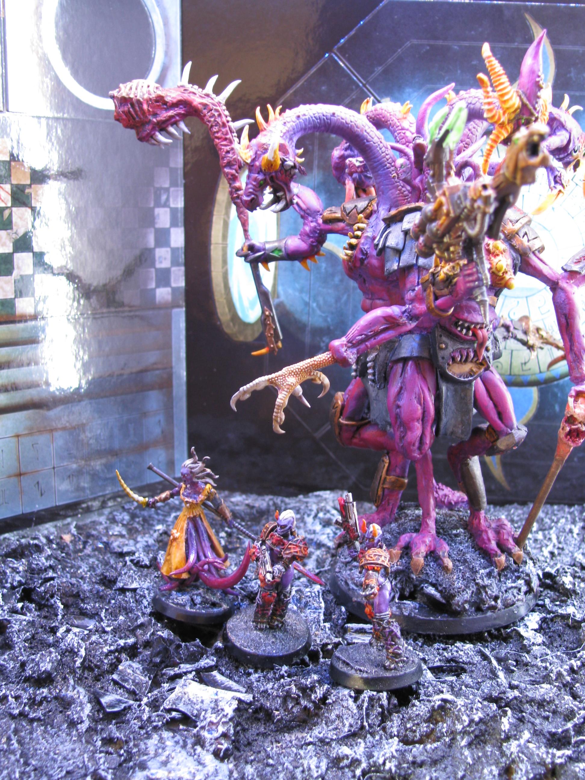 Chaos, Conversion, Daemon Prince, Daemons, Scratch Build, Slaanesh, Tzeentch