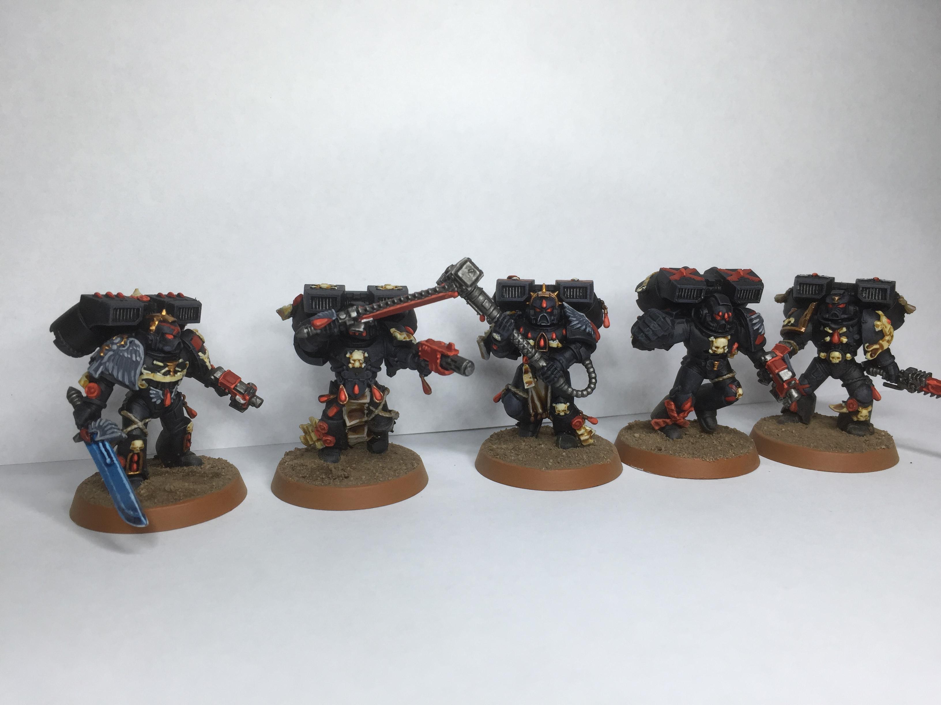 Adeptes Astartes, Black Space Marines, Blood Angels, Death Company, Sand Bases