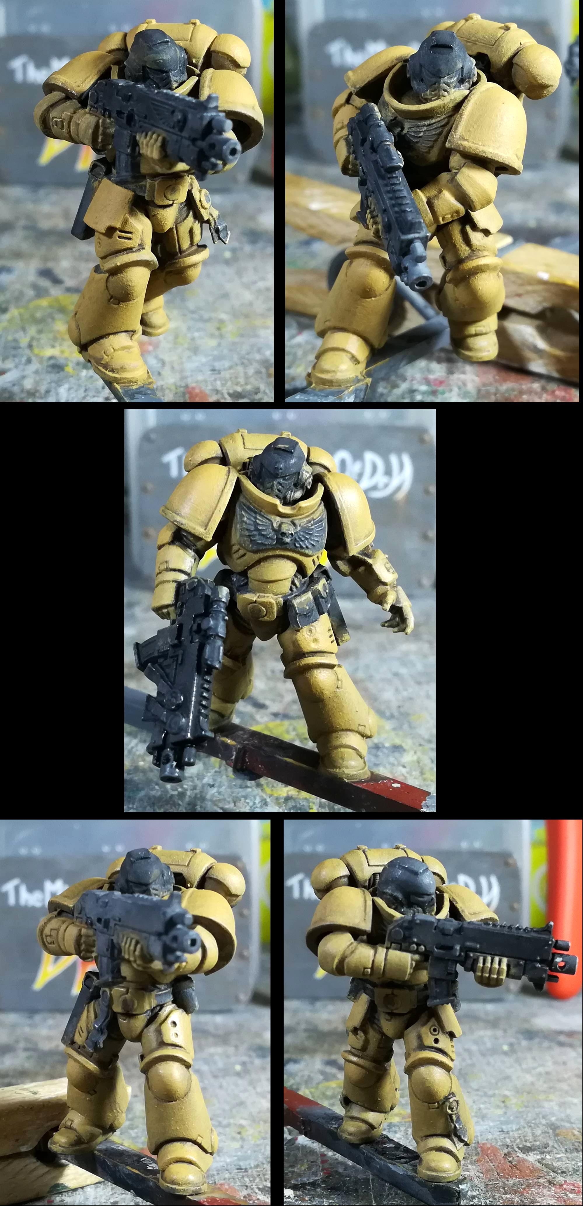 Intercessors Squad a pip 2; base coat