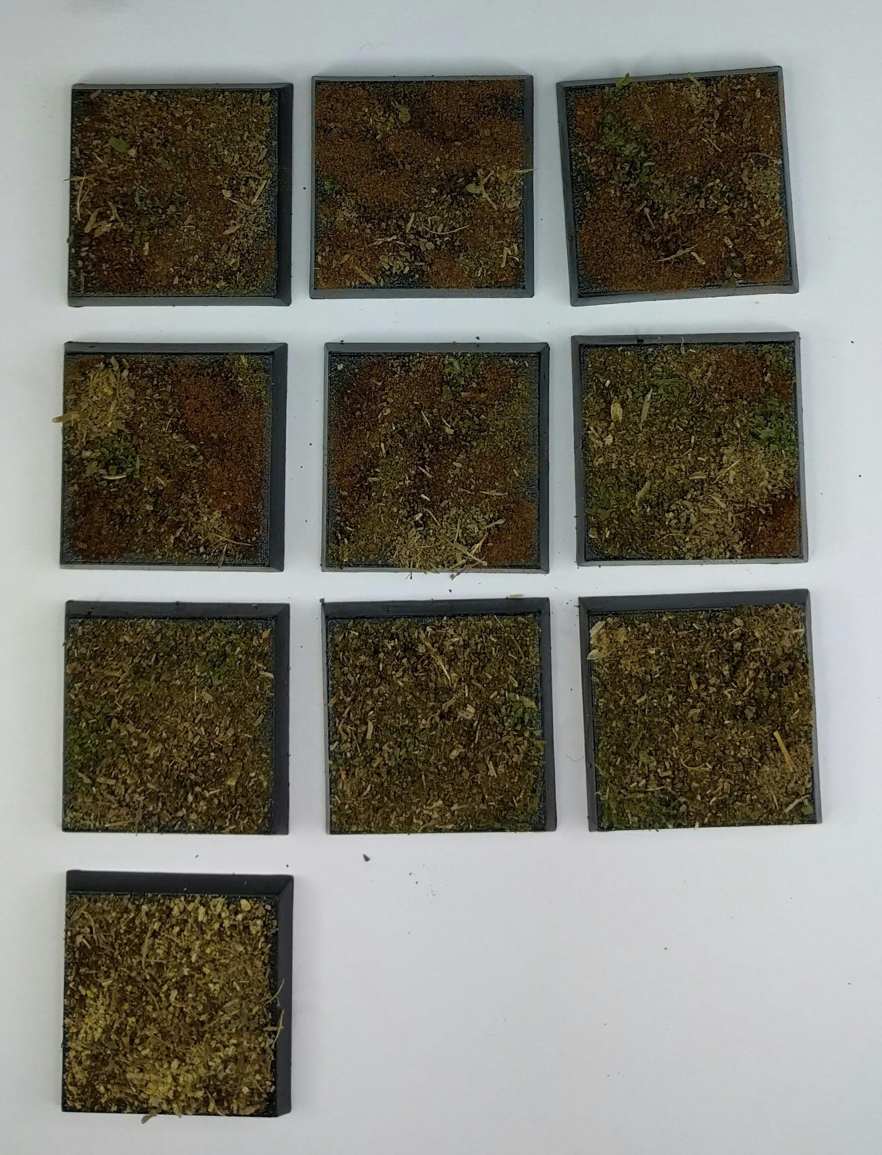 Spices after blender for cheap basing material
