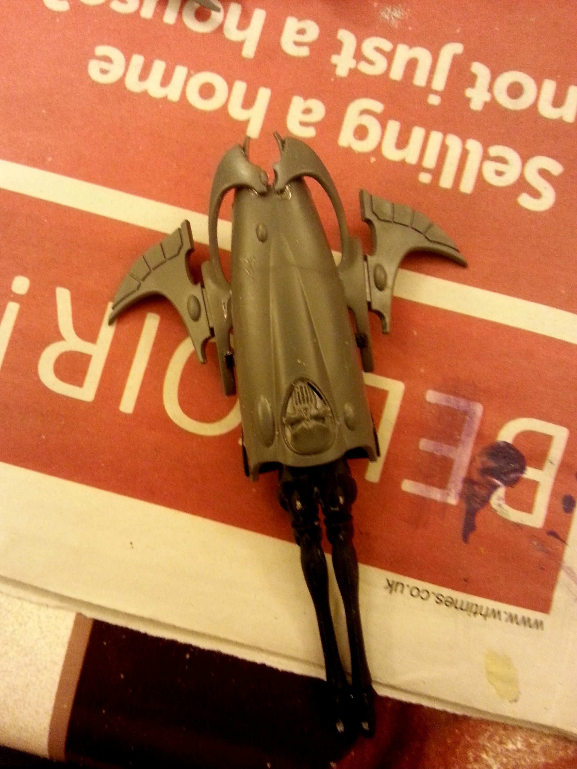 Conversion, Eldar, Painted, Turret, Warhammer 40,000, Wave Serpent, Work In Progress