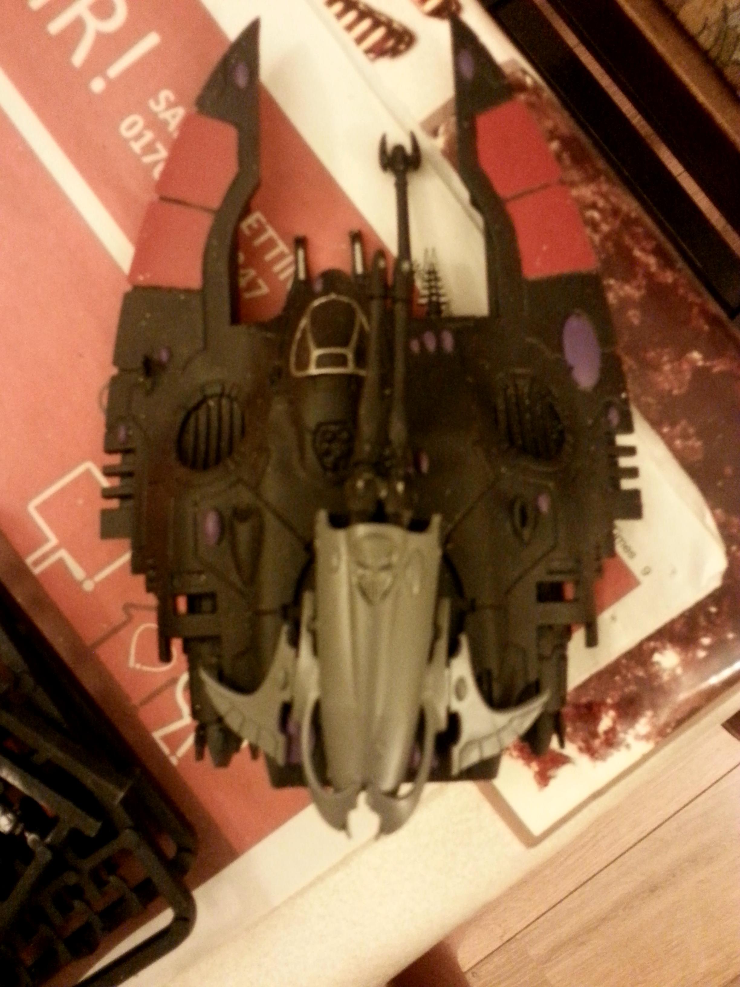 Conversion, Eldar, Painted, Turret, Warhammer 40,000, Wave Serpent, Work In Progress