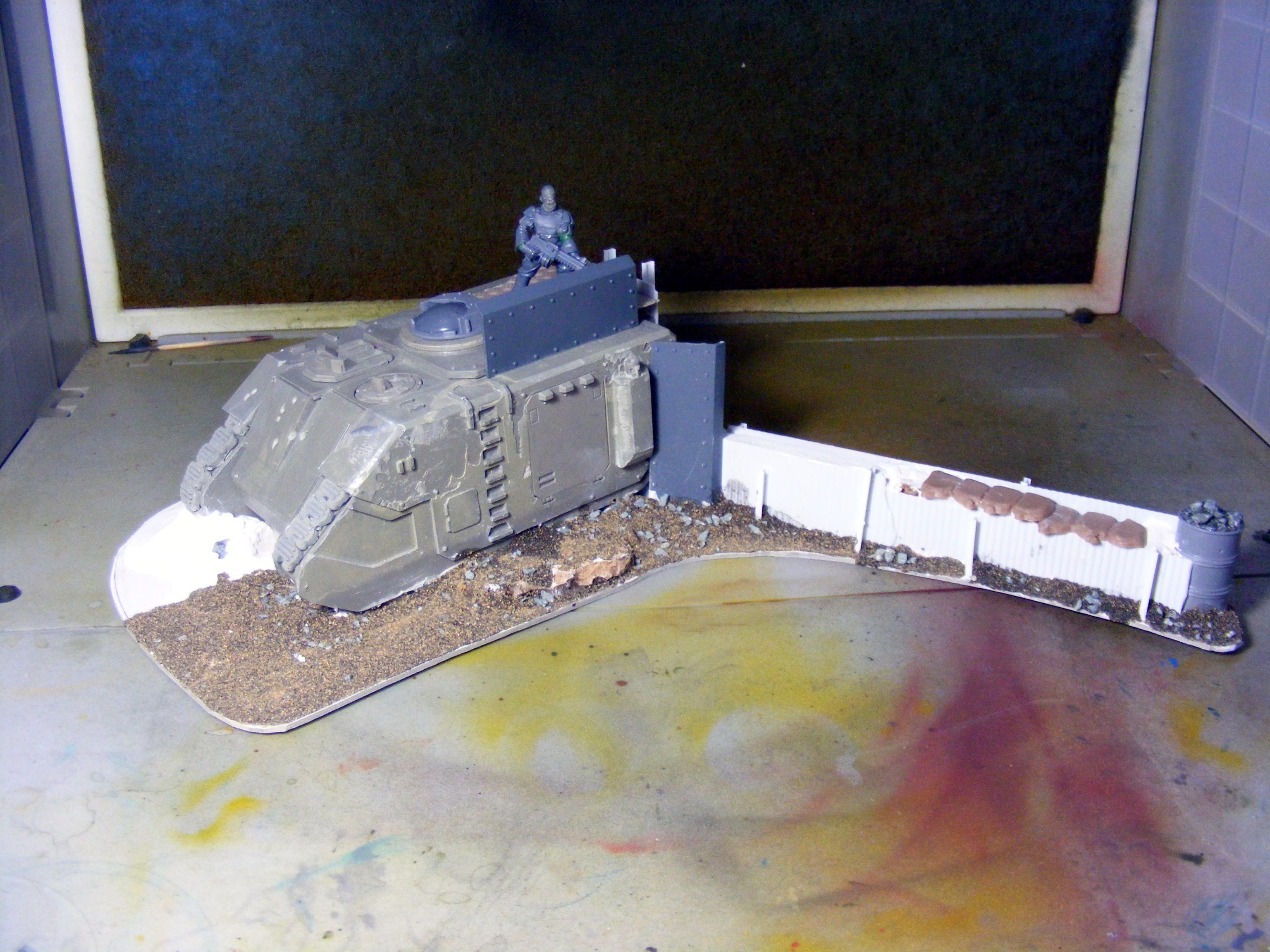 Terrain, tank wreck terrain wip
