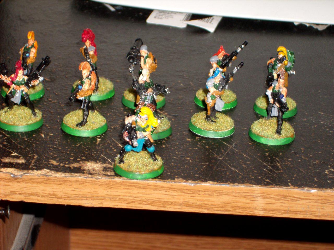 Astra Militia, Escher, Imperial Guard, Necromunda