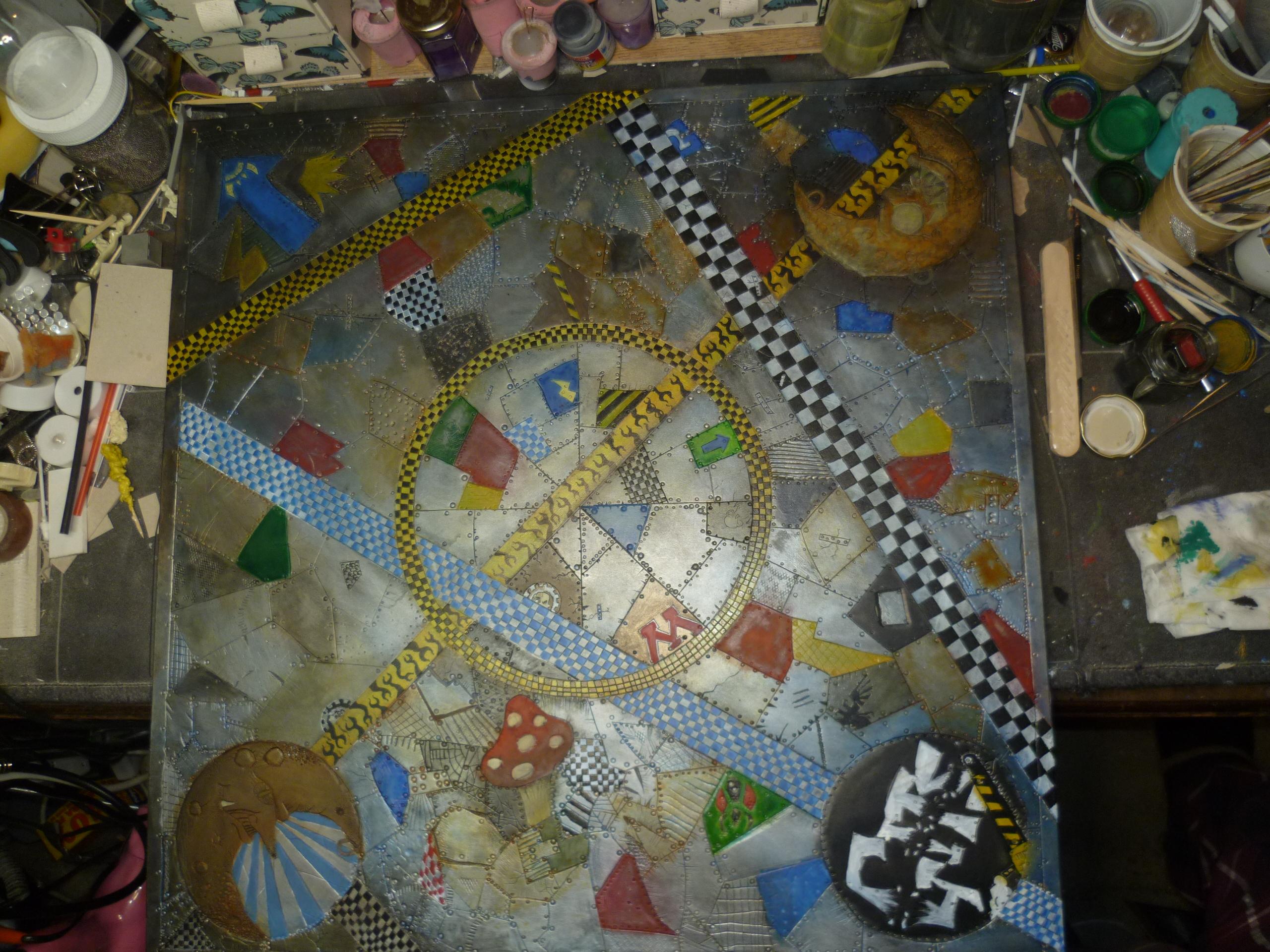 WIP display board for Gitsplitta