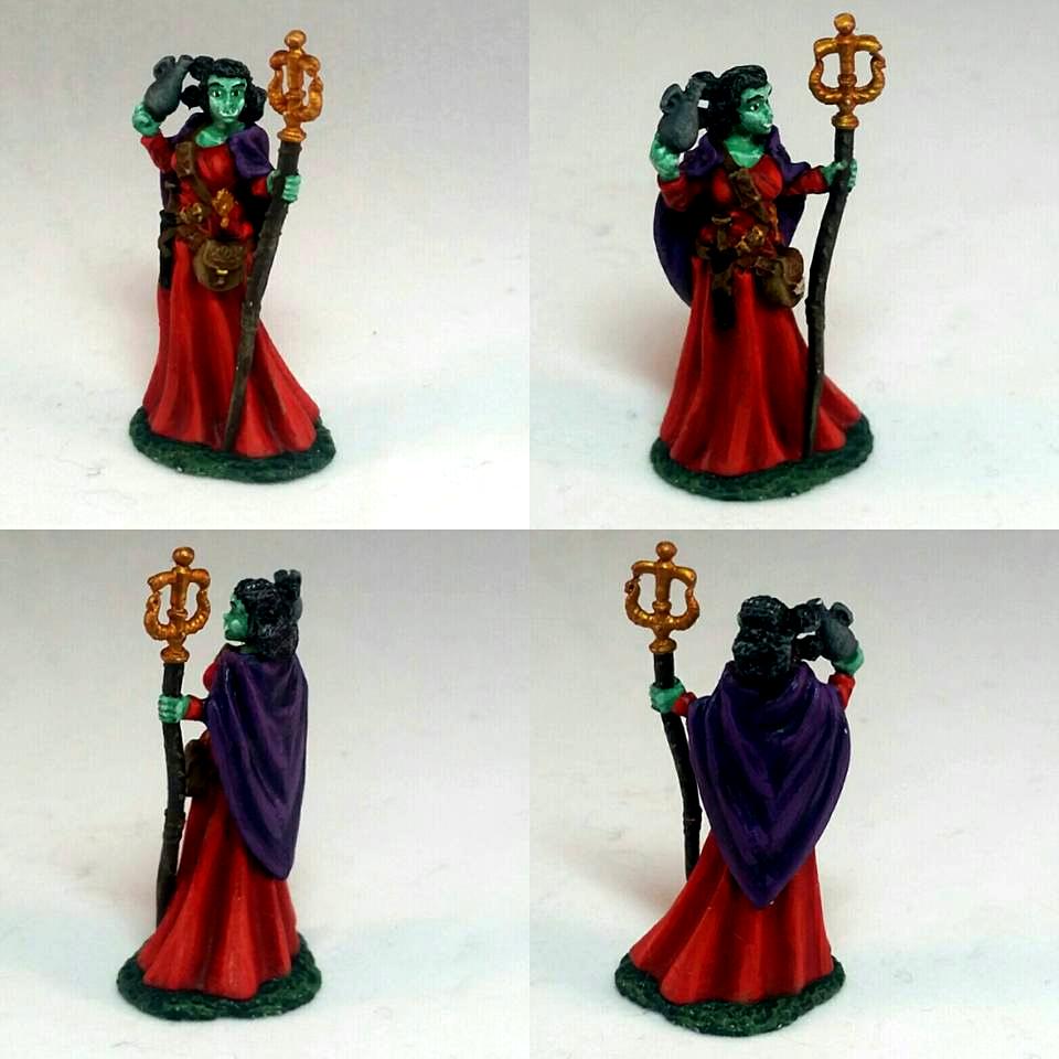 Bones, Character, Druid, Dungeons And Dragons, Female, Orcs, Pathfinders, Reaper, Warhammer Fantasy