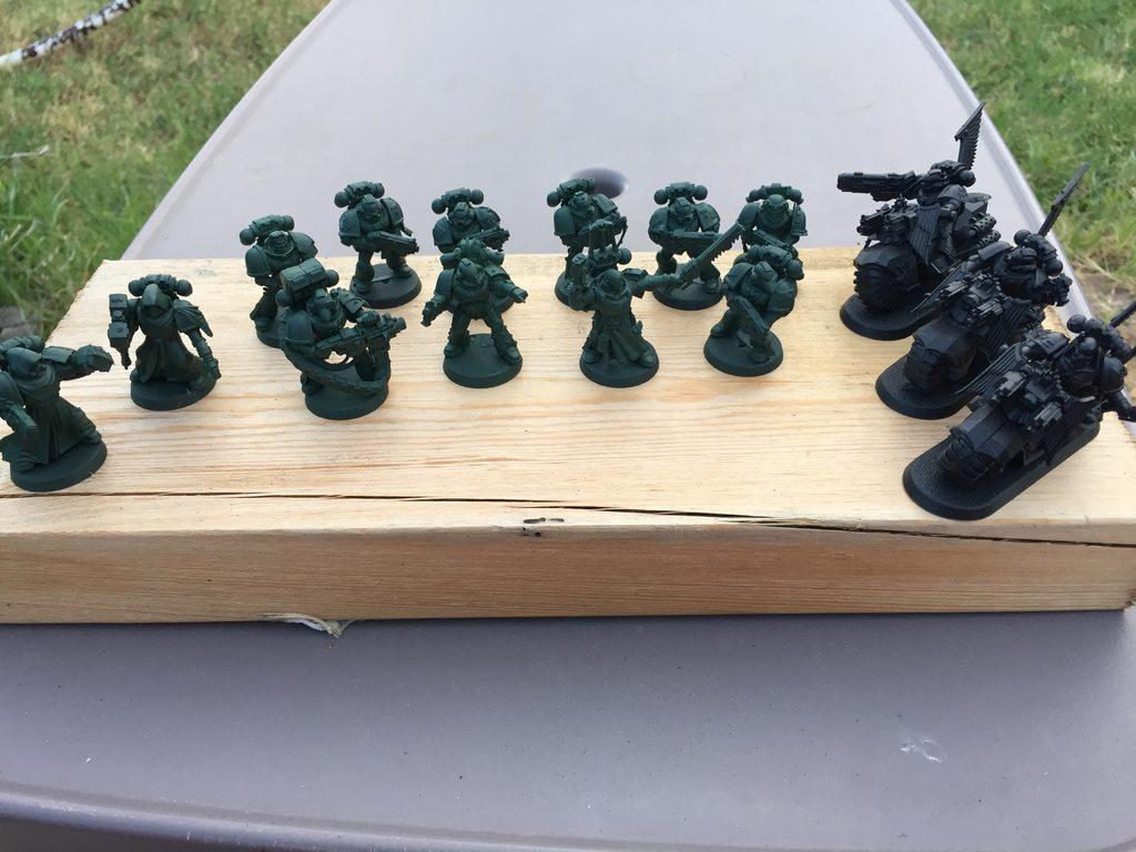 Dark Angels, Space Marines, Work In Progress