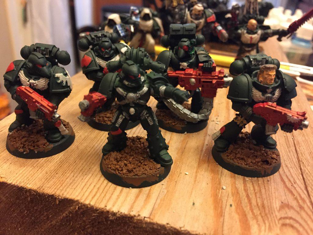 Dark Angels, Space Marines, Work In Progress