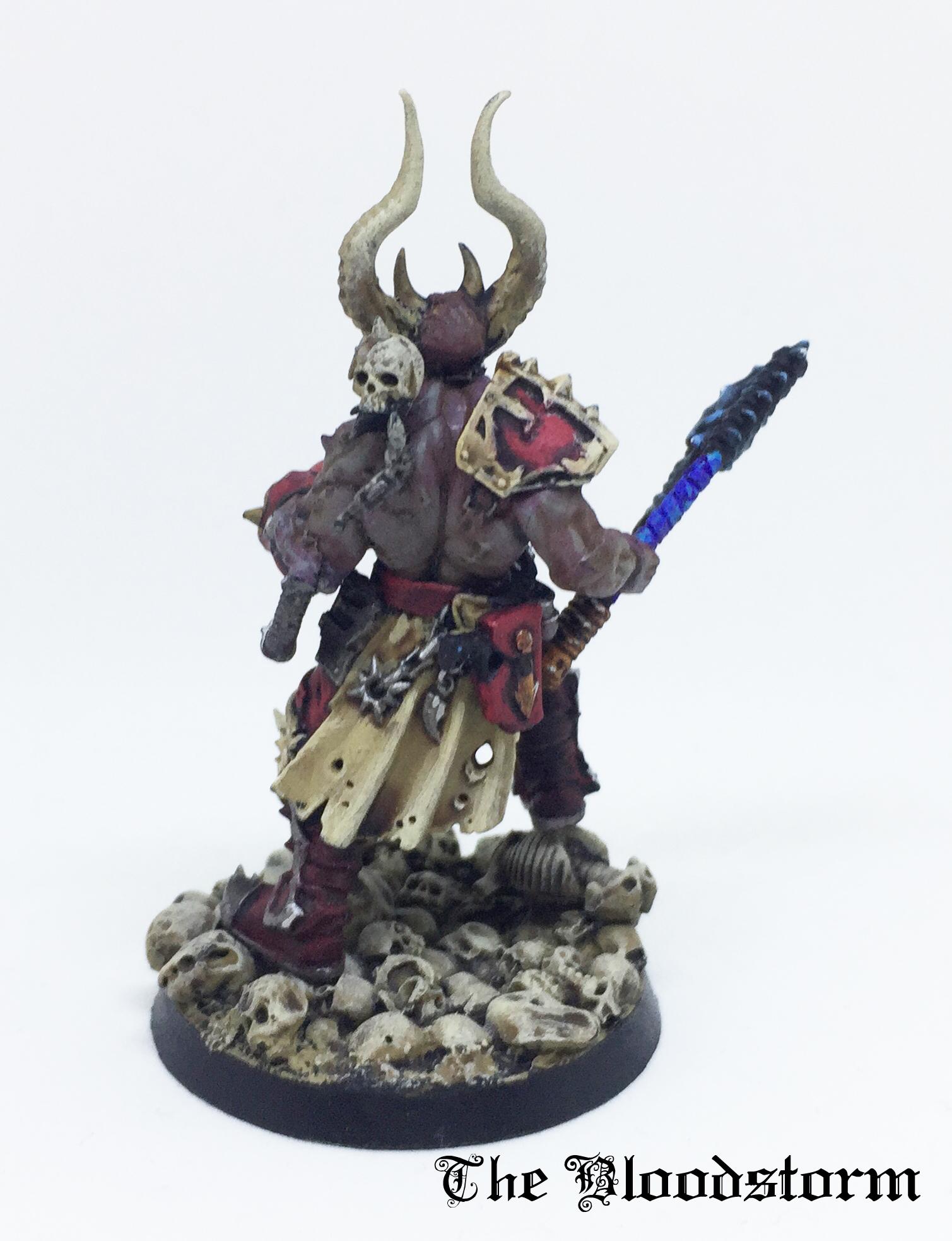 Champion, Chaos Space Marines, Daemon Weapon, Khorne, Khorne Daemonkin, Lord, Power Fist, Warhammer 40,000