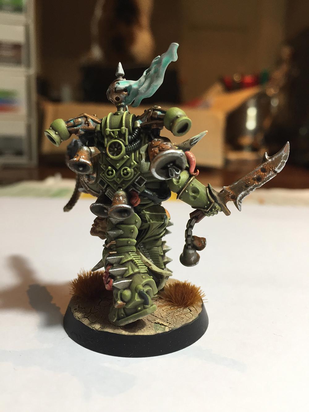 Chaos, Chaos Space Marines, Cracked Base, Death Guard, Nurgle, Tainted Sons, Warhammer 40,000