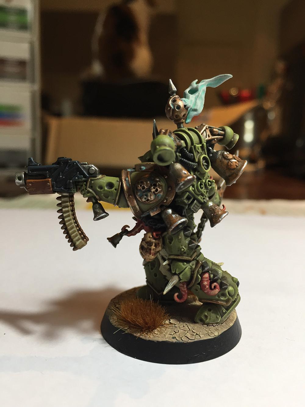 Chaos Space Marines, Cracked Base, Death Guard, Nurgle, Plague Marines, Warhammer 40,000