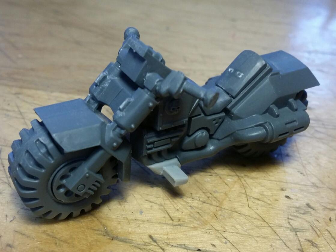 Assault, Bike, Cast, Chainsword, Conversion, Custom, Kitbash, Mold, Scouts, Space Marines, Squad, Ultra, Ultramarines