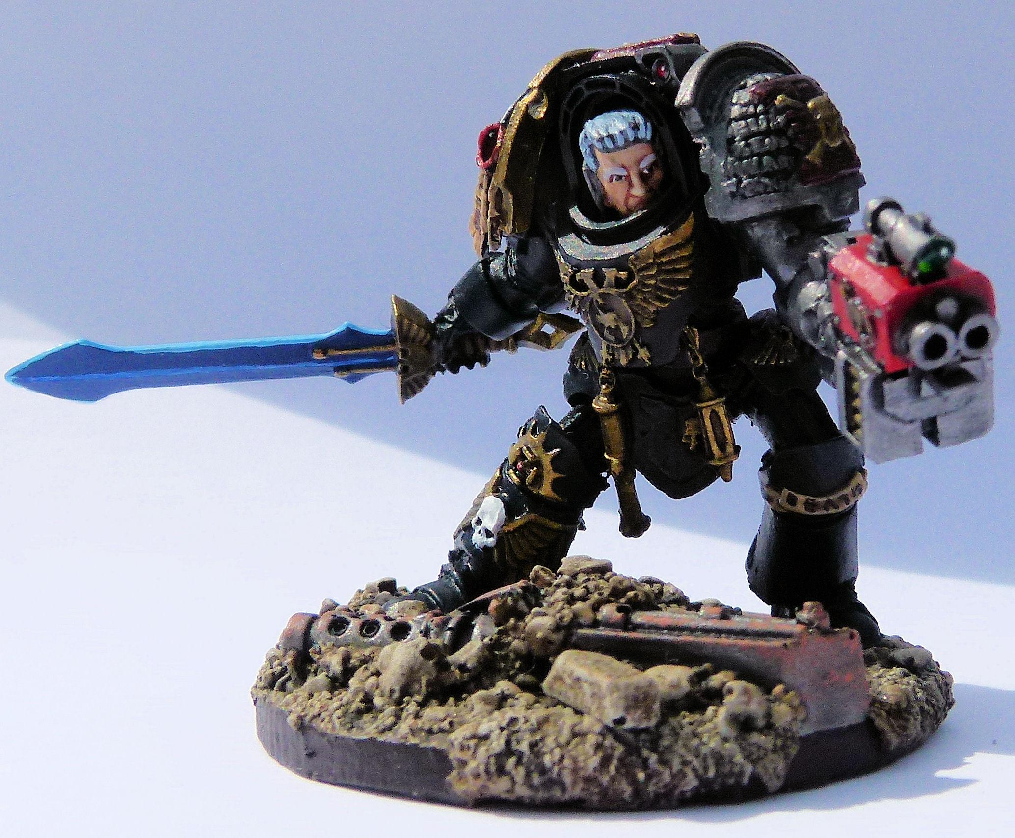 Deathwatch Red Scorpian Terminator Front