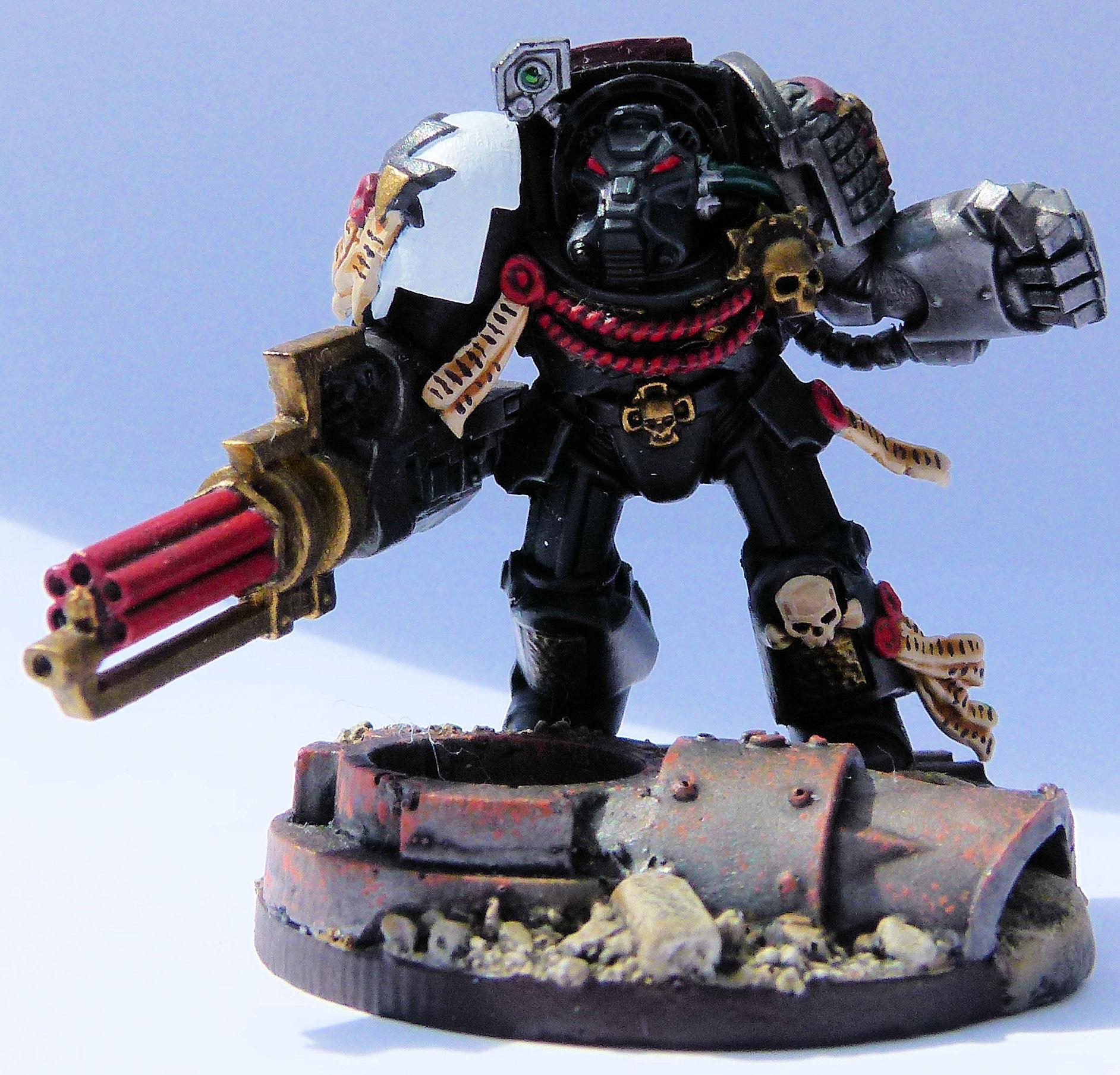 Deathwatch Black Templar Terminator Front