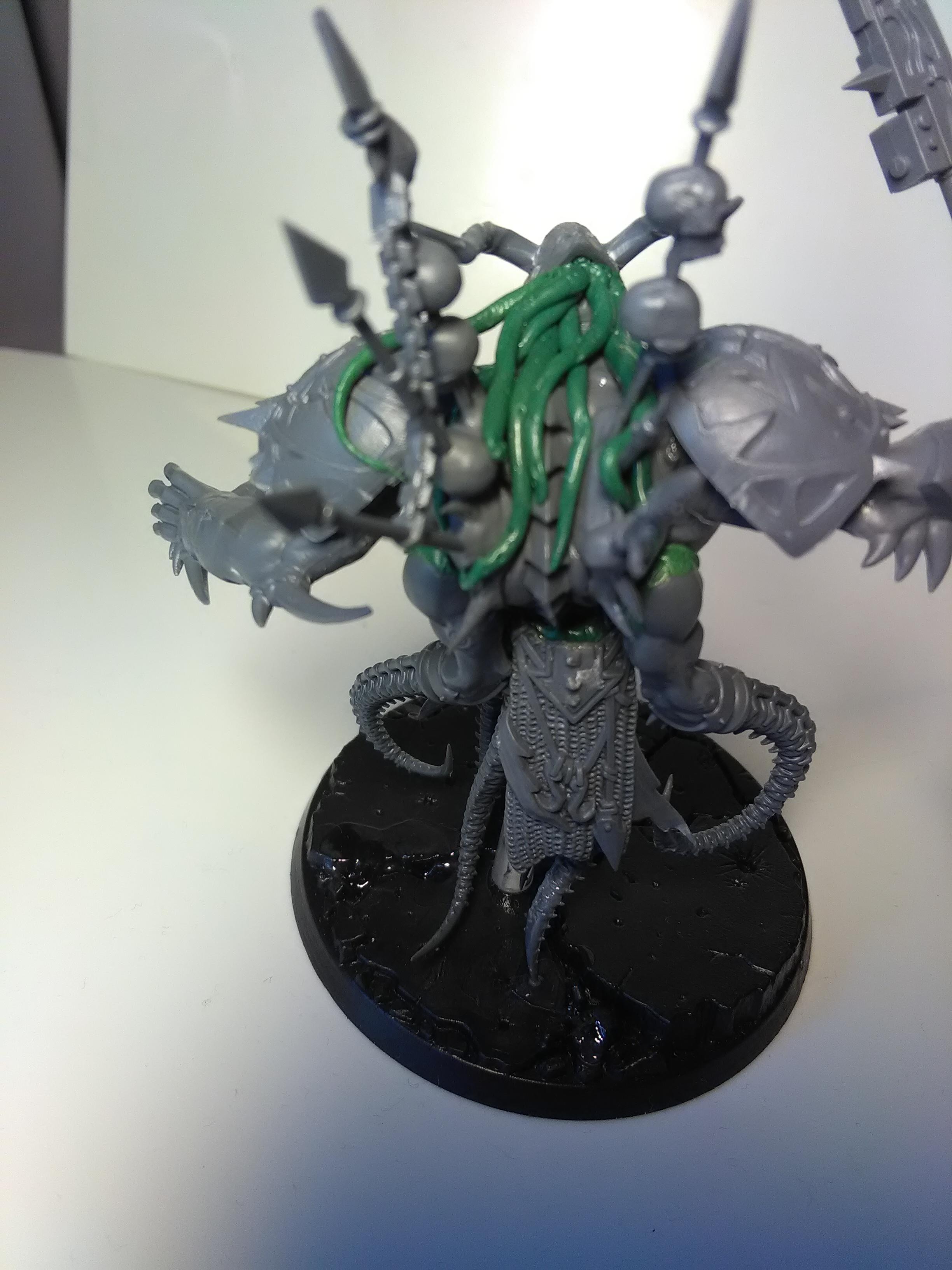 Chaos, Slaanesh deamon princess hair detail 