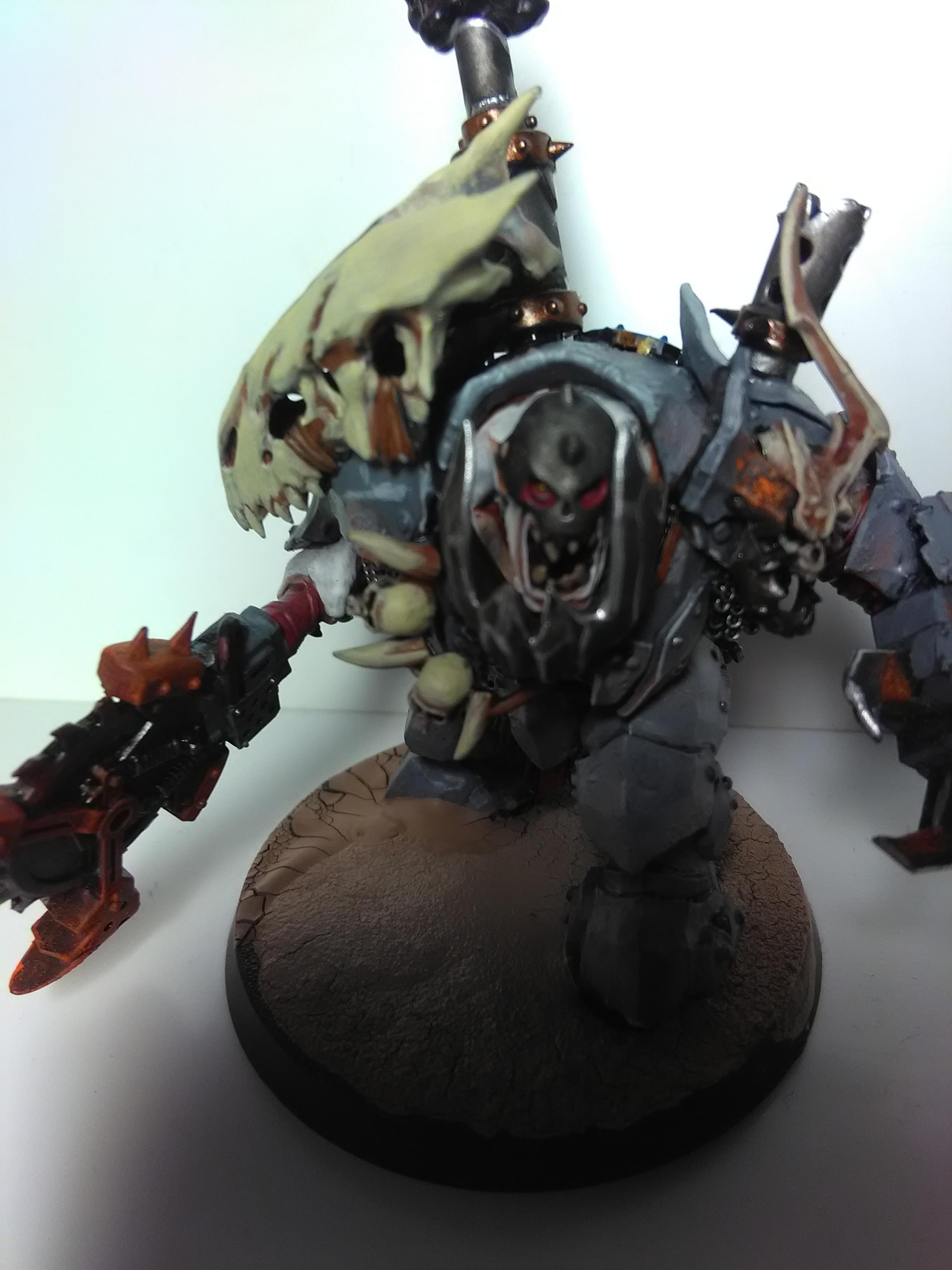 Orks, ork warboss close up