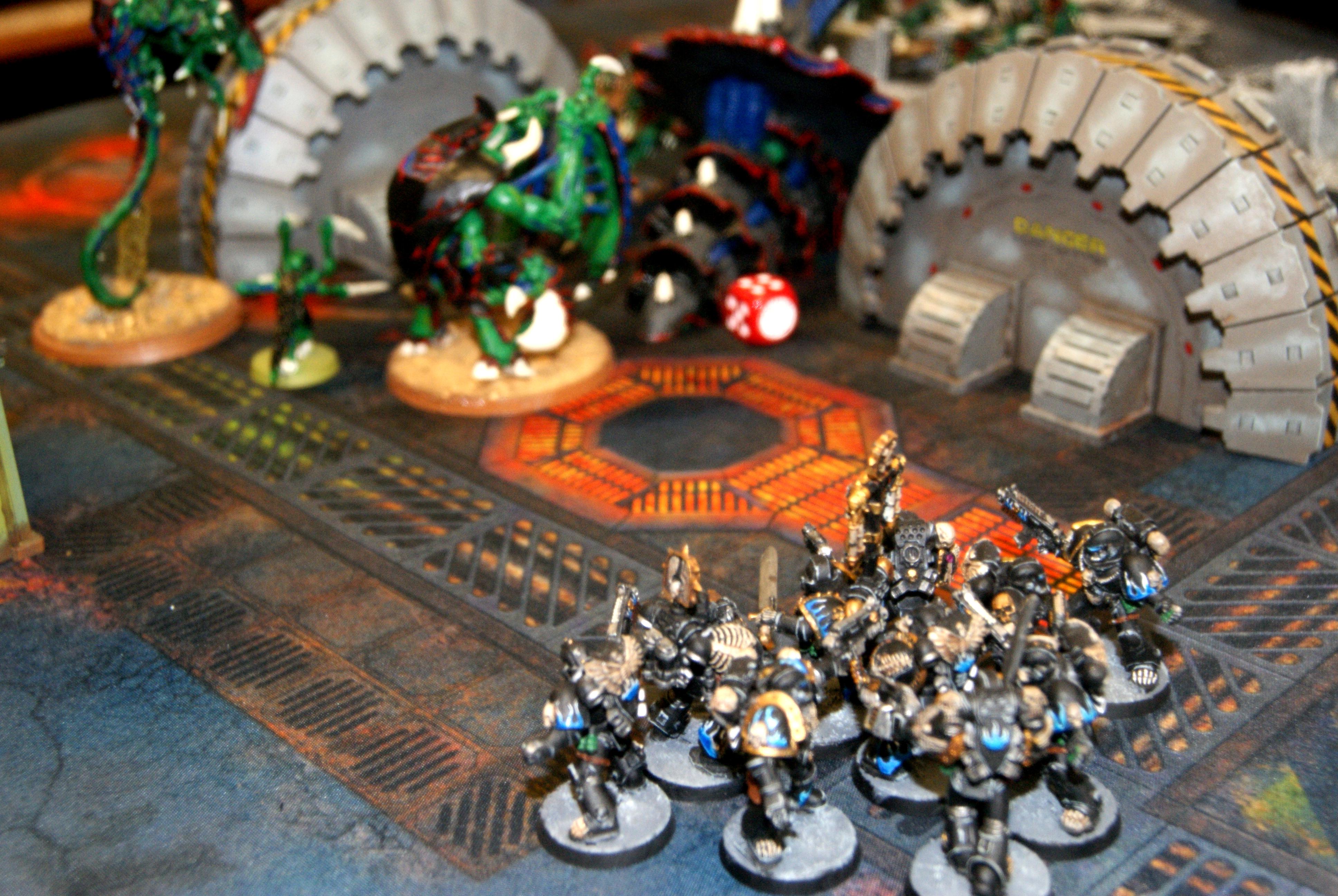 Deathwatch arrive turn 2