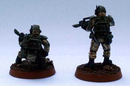 Astra Militarum, Captain Brown, Drop Troops, Elysian, Elysian Vox Troopers, Imperial Guard