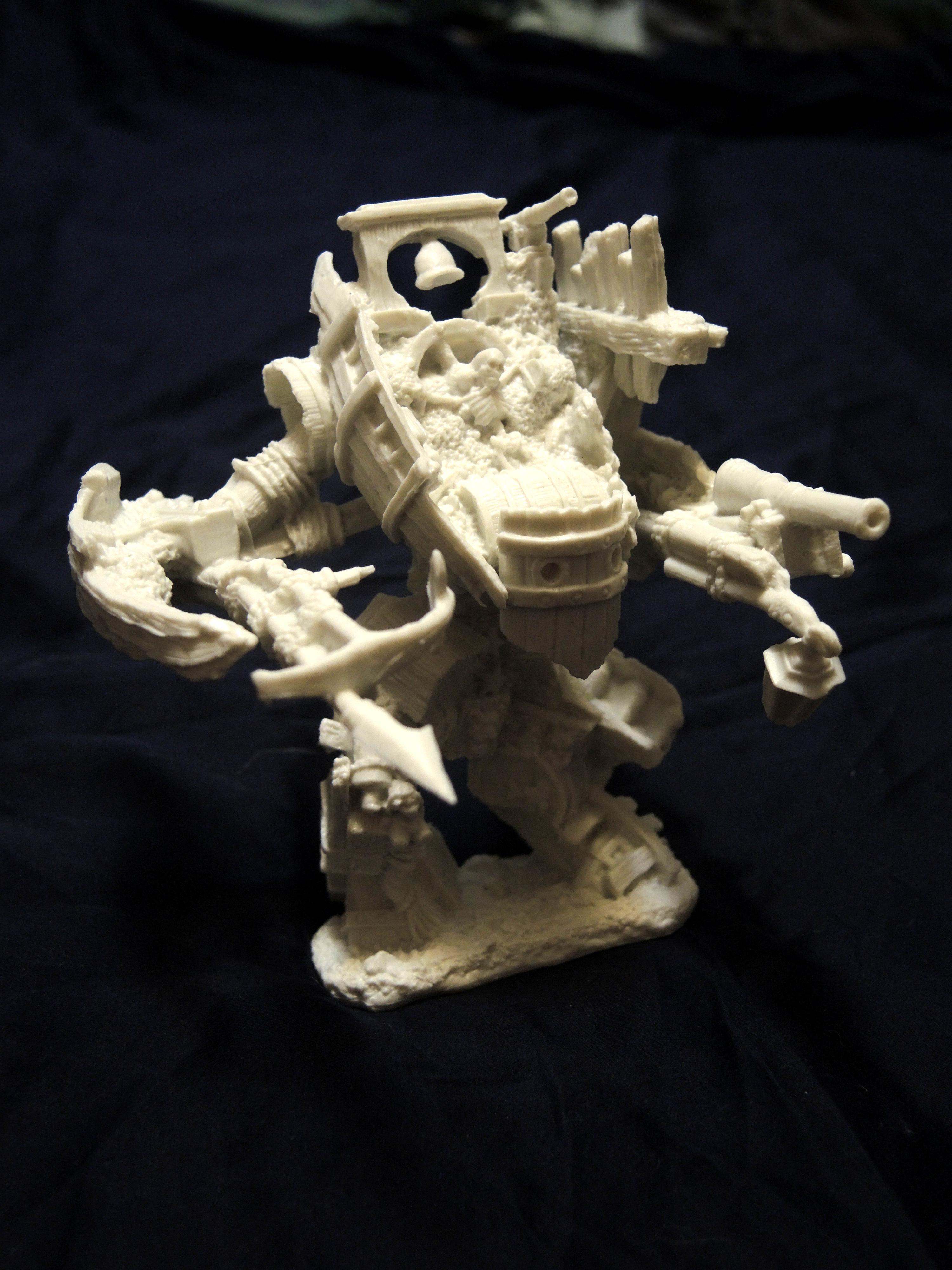 Bones, Golem, Reaper, Shipwreck, Work In Progress