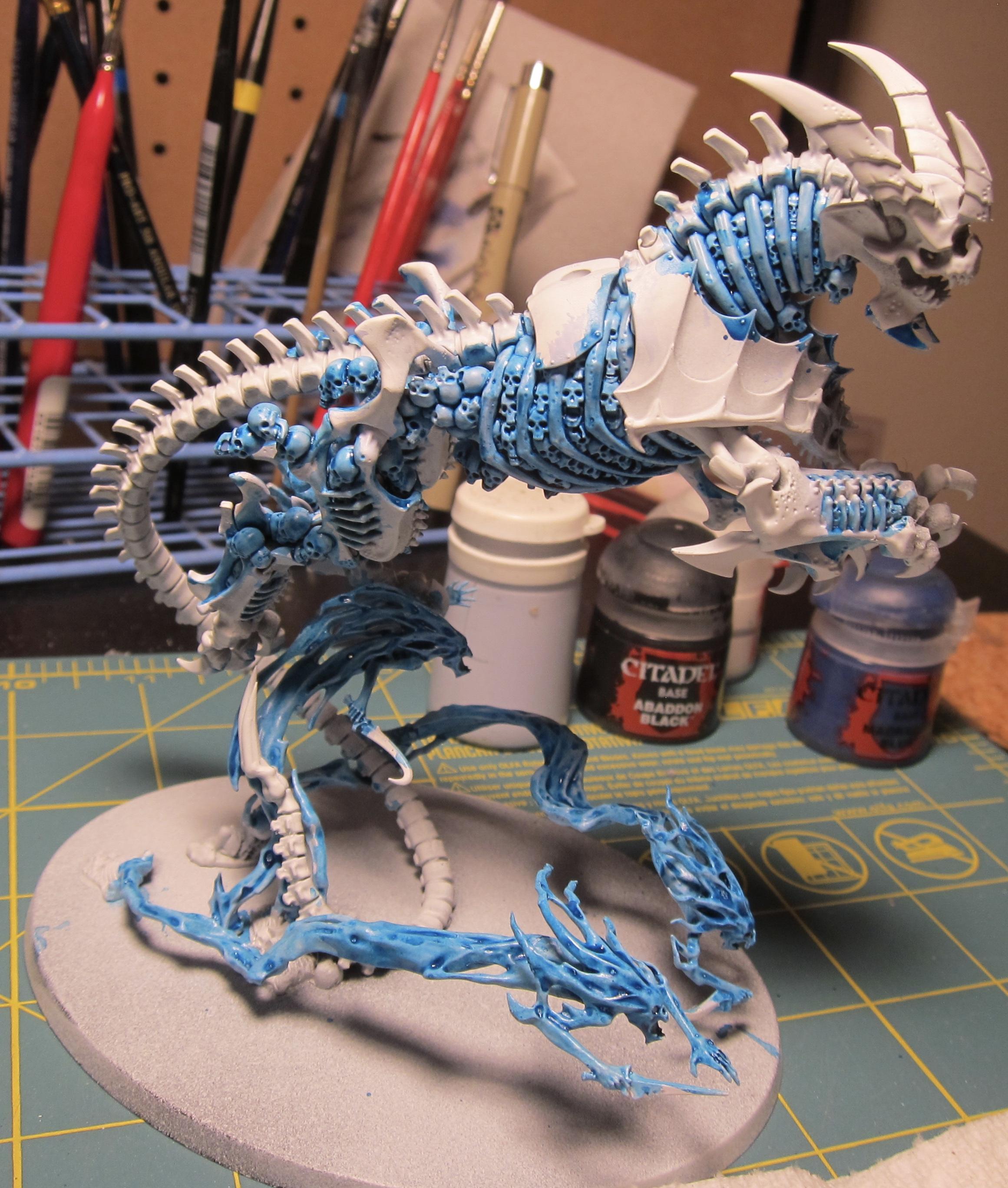 blue with turqoise