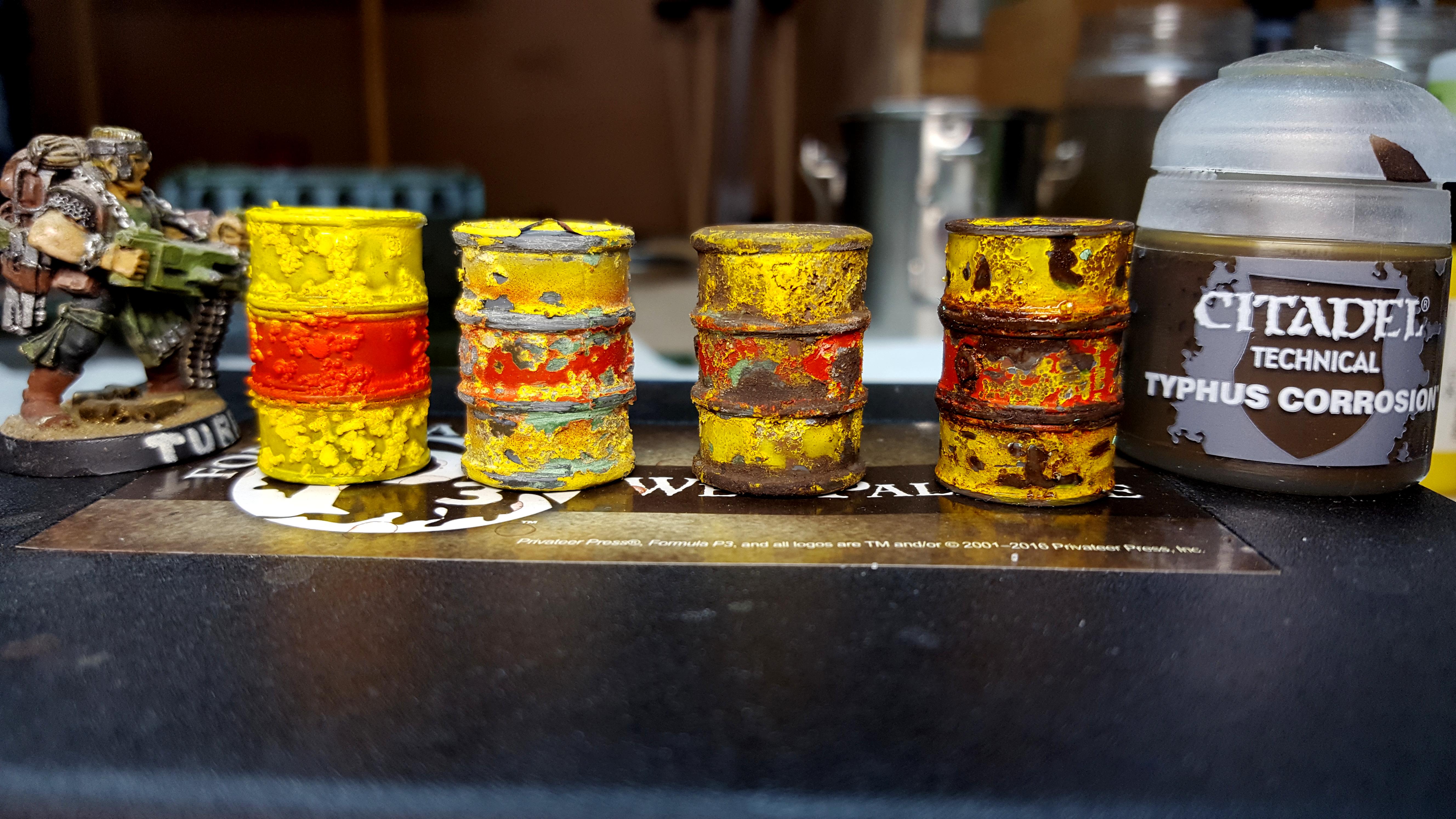 Barrel, Rust, Salt, Weathered