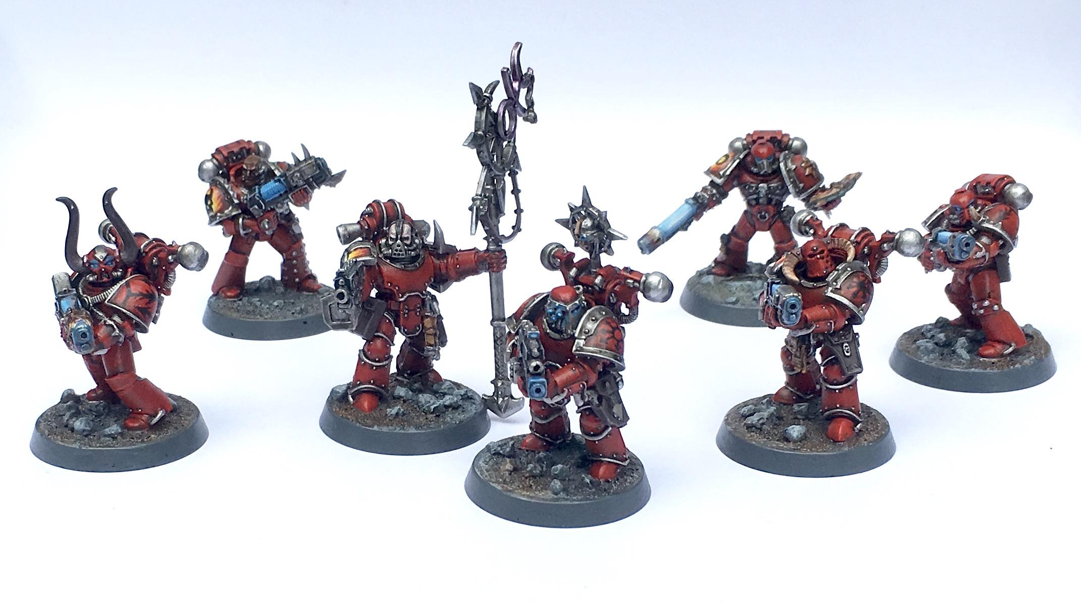 Chaos, Chaos Space Marines, Chosen, Havocs, Slaanesh, Word Bearers