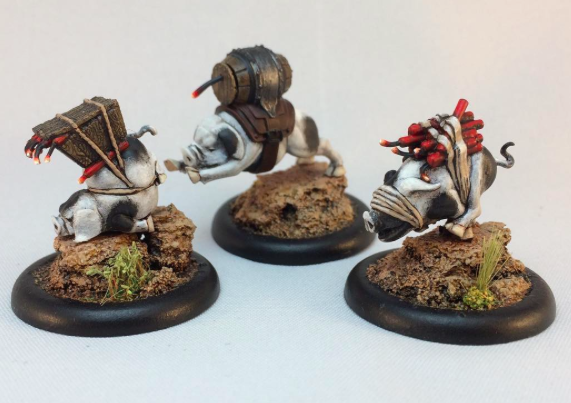 Gremlins, Malifaux, Pigs, Stuffed Piglets