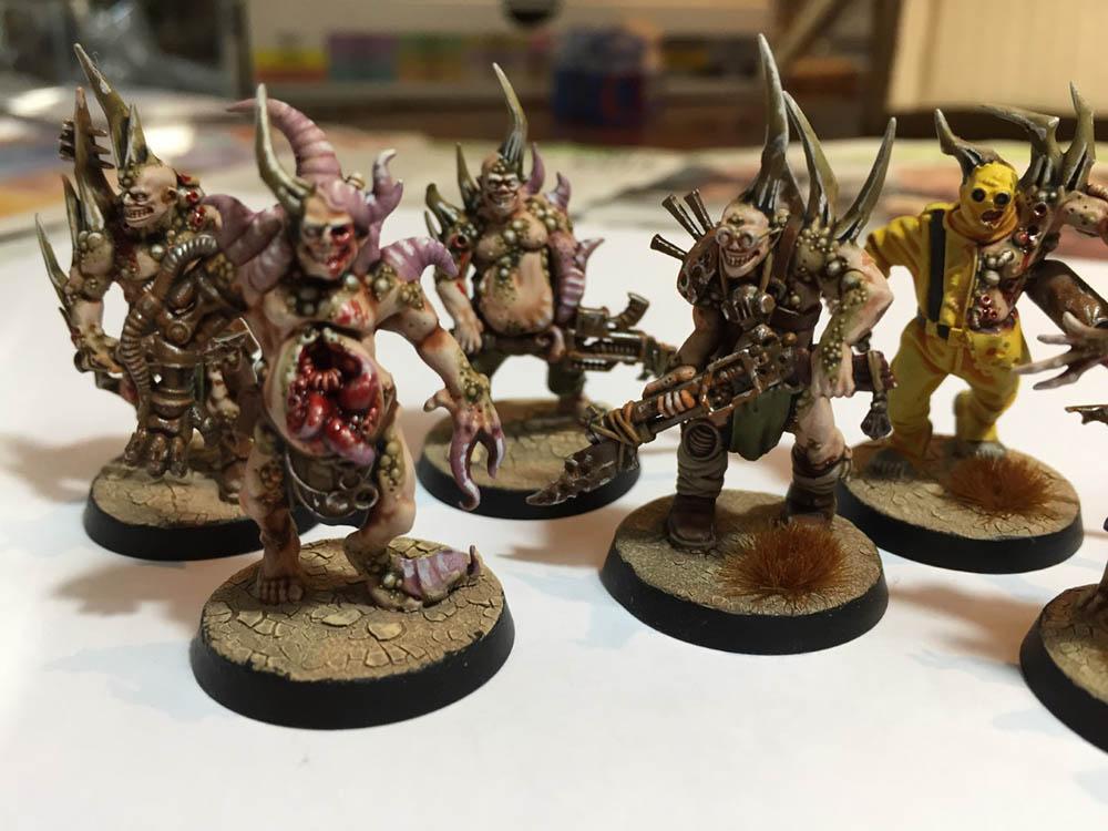 Chaos, Cracked Base, Death Guard, Nurgle, Pox Walkers, Warhammer 40,000