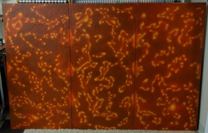 Lava, Terrain, Ghost Tint Orange