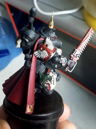 Blood Angels, Conversion, Deathwatch, Gravis Captain, Primaris, Work In Progress