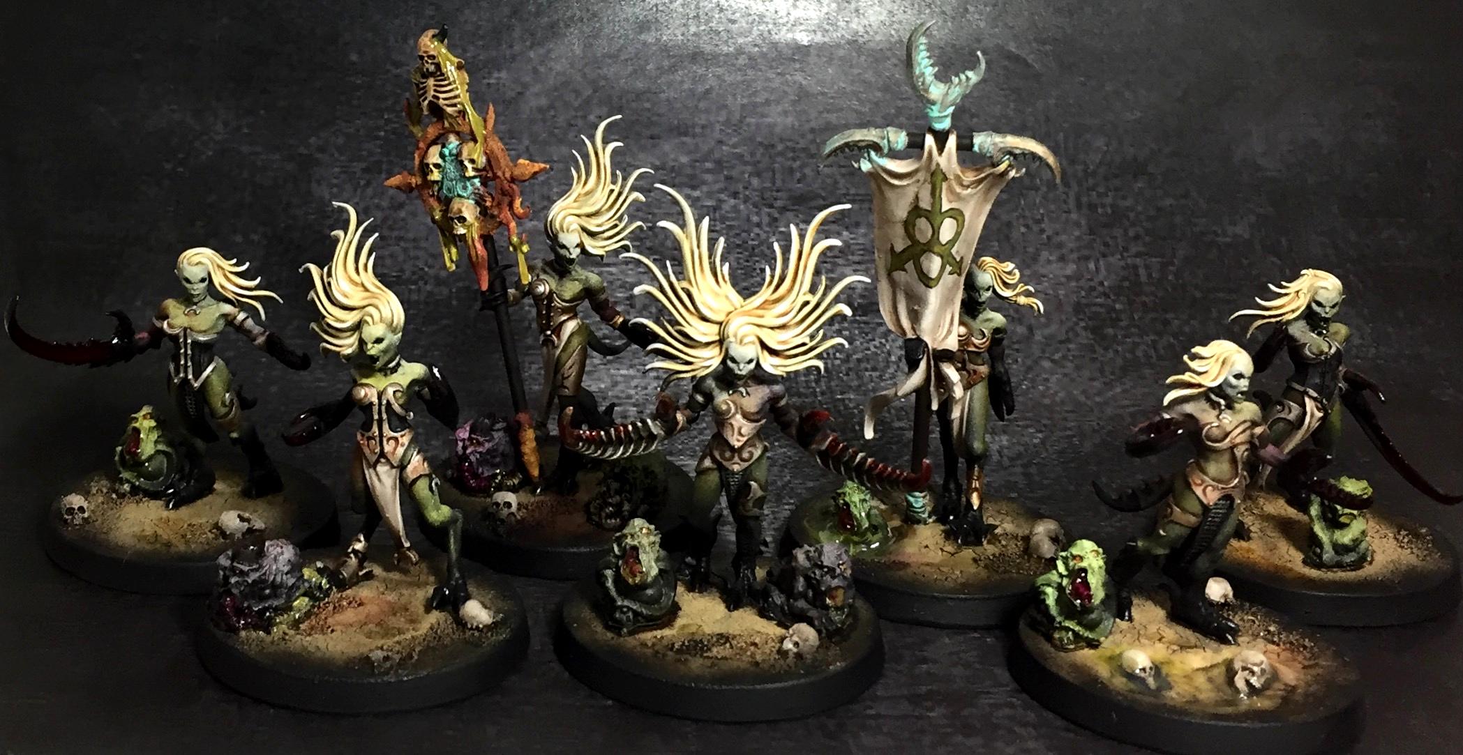 Bride, Daemonnetts, Daemons, Nurgle, Nurglings, Slaanesh
