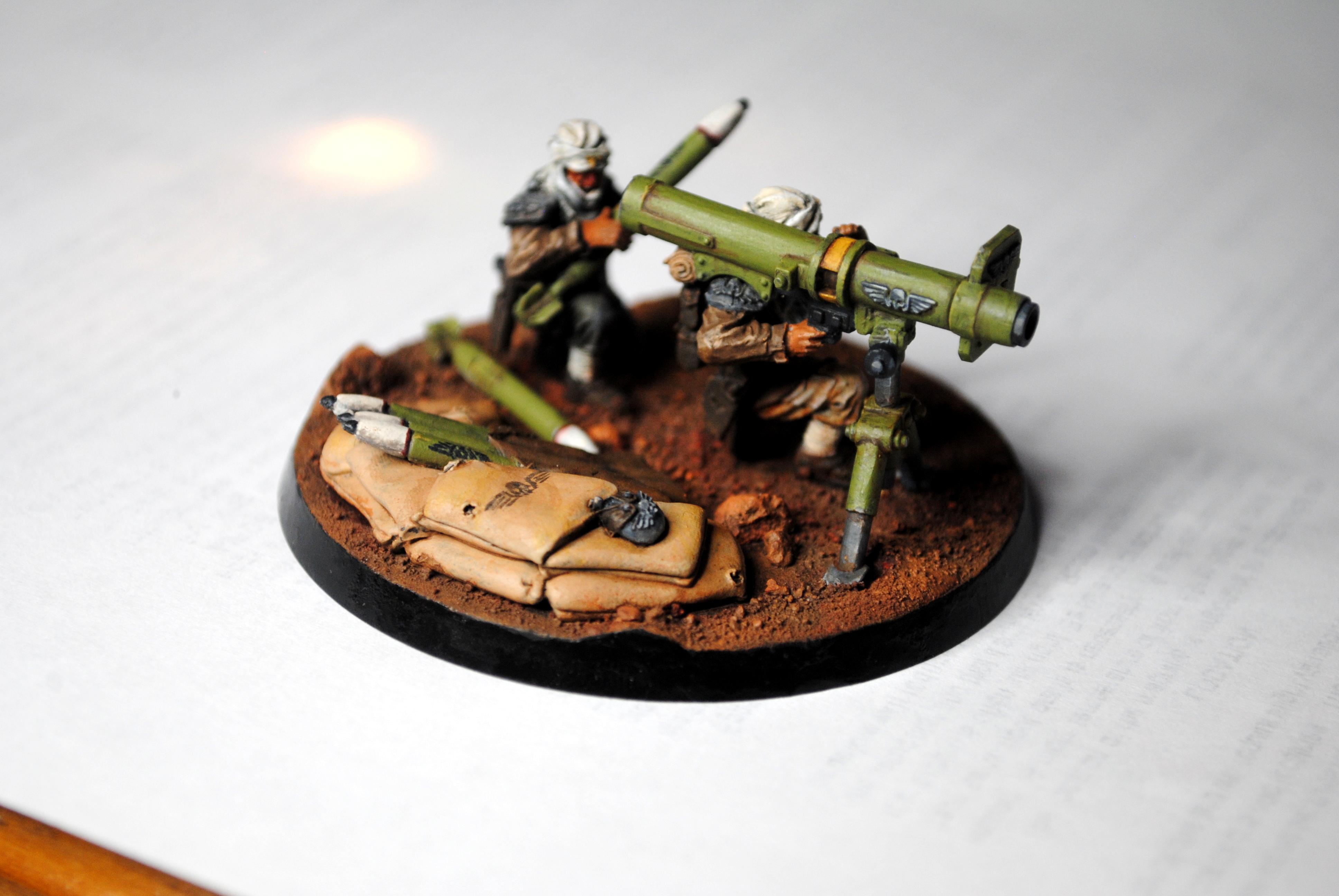 Heavy Weapons Team, Rocket Launcher, Tallarn Desert Raiders