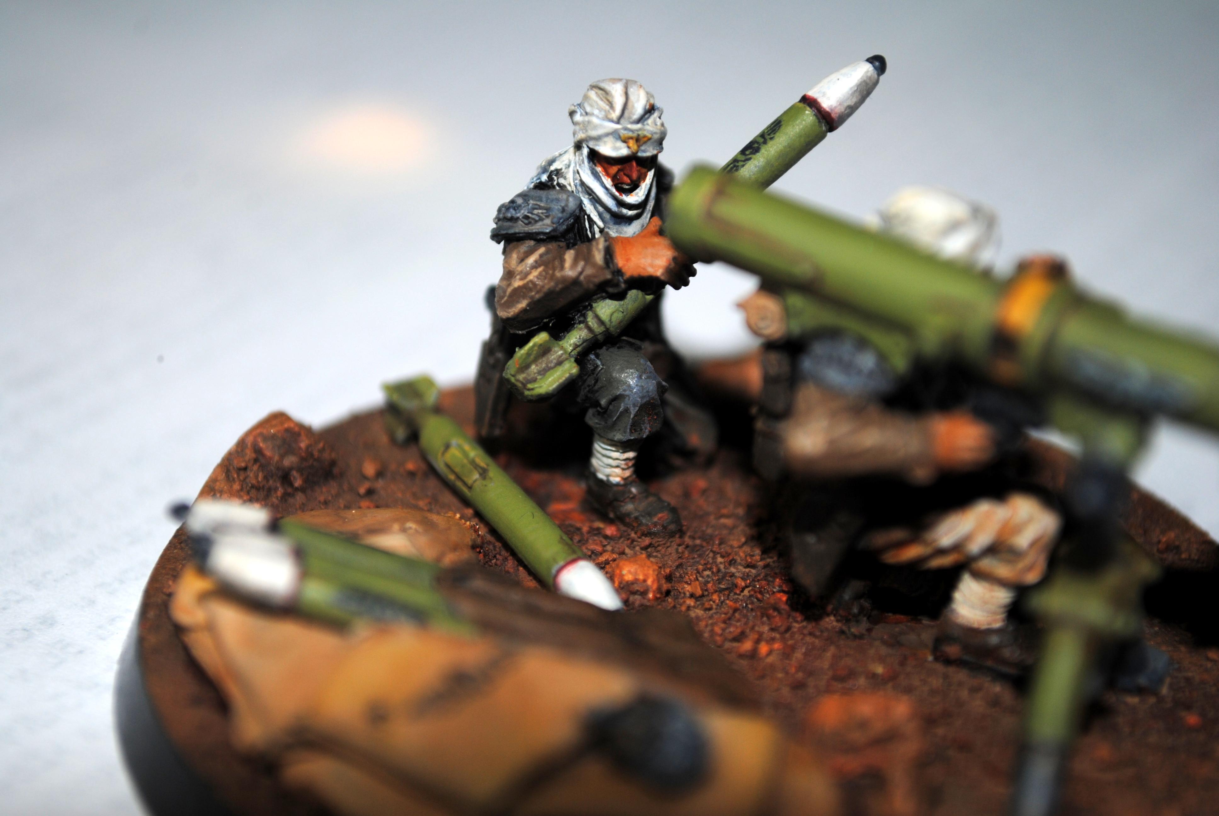 Heavy Weapons Team, Rocket Launcher, Tallarn Desert Raiders