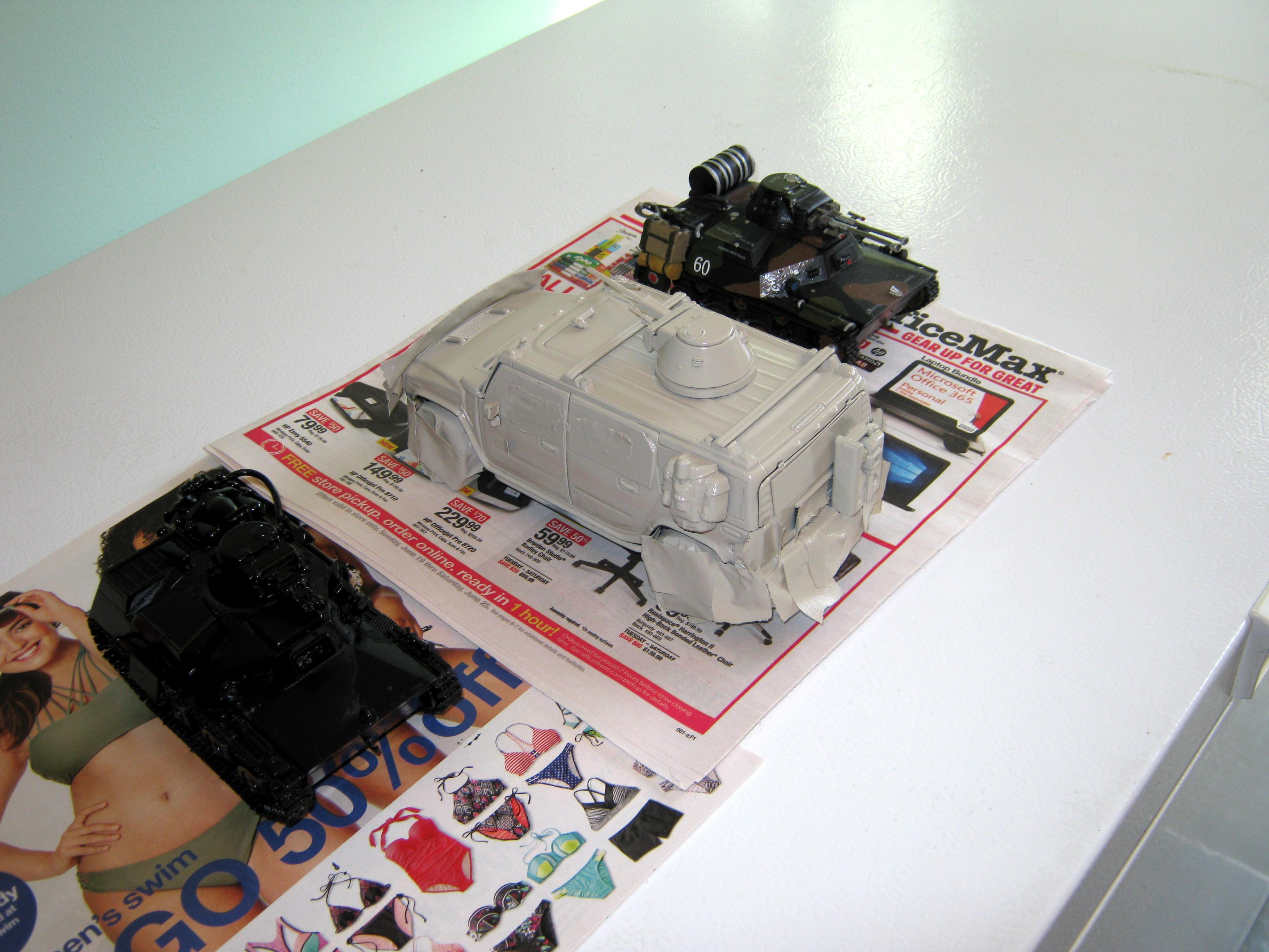 Amphibious, Conversion, Counts As, Die-cast, H2, Hummer, Humvee, Imperial, Light Tank, Soviet, Tank, Transport, Truck, World War Two