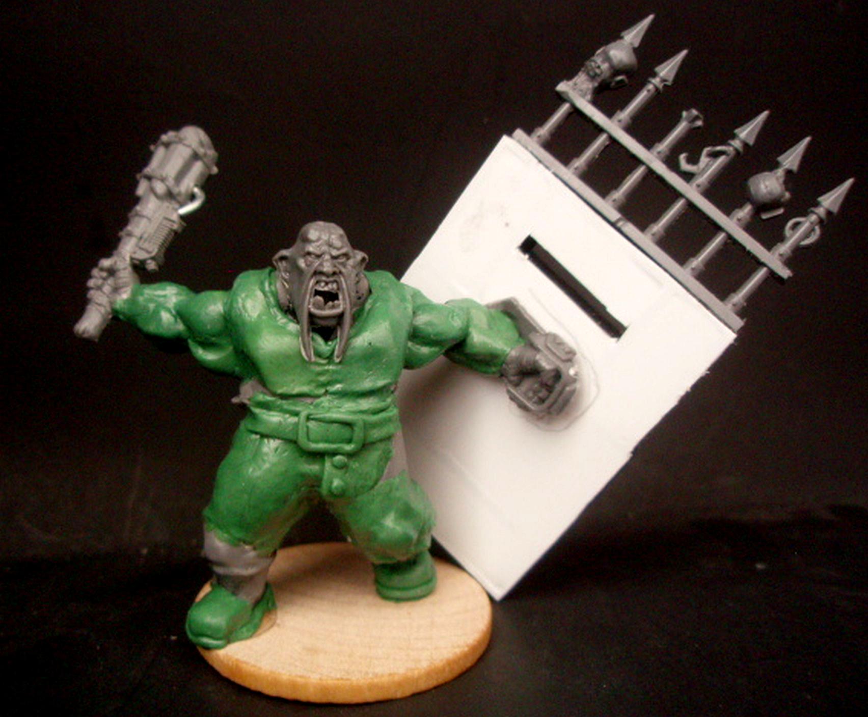Astra Militarum Auxiliaries, Brute Shield, Bulgrynns, Bullgryn, Bullgryn Sculpts, Bullgrynn, Bullgrynn Sculpts, Ogryn Sculpts, Power Maul, Sculpted Bullgryn, Sculpting