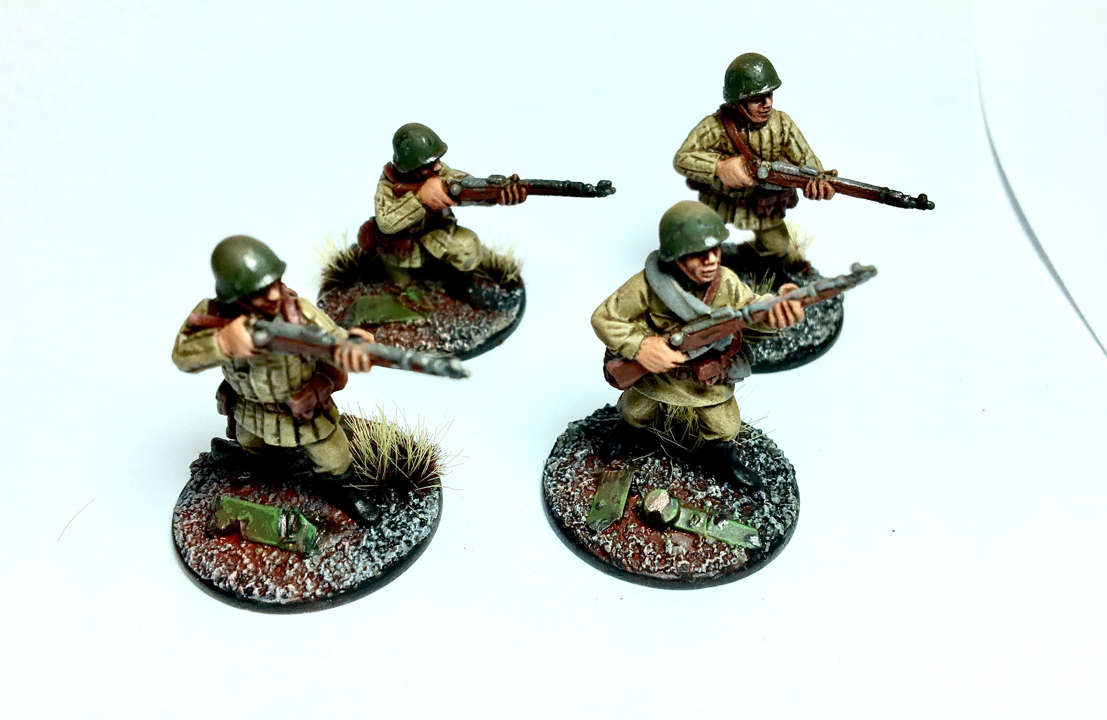 Bolt Action, Bolt Action Soviet, Historical, Soviet, Soviet Infantry, World War 2