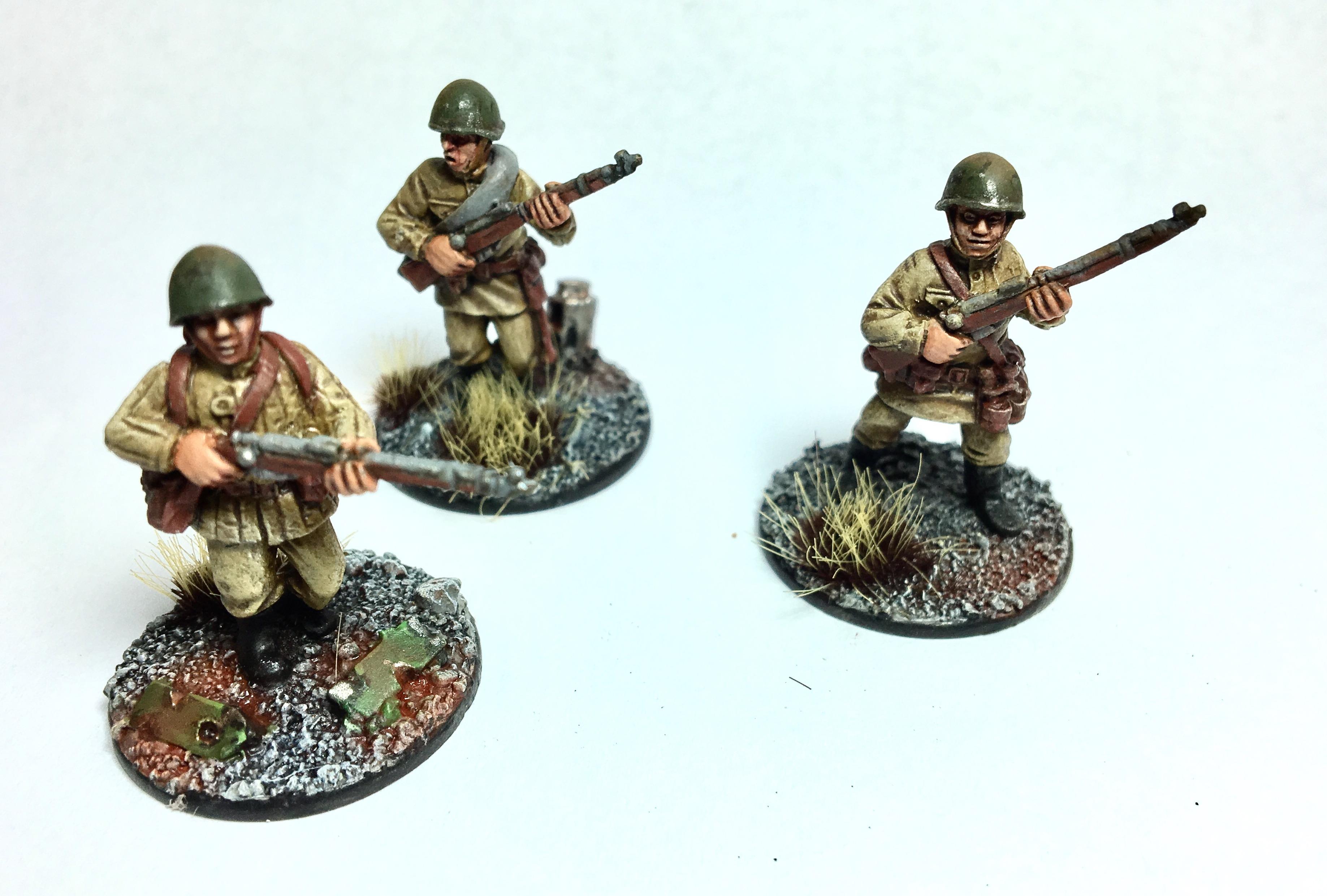 Bolt Action, Bolt Action Soviet, Historical, Soviet, Soviet Infantry, World War 2