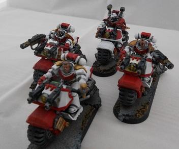 Bike, Command Squad, White Scars