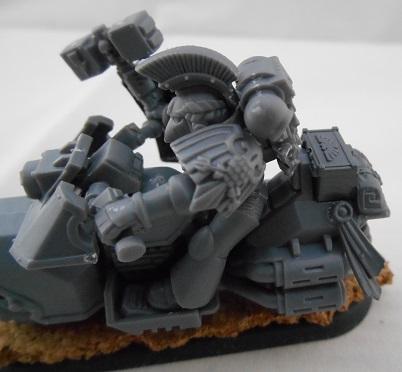 Bike, Chapter Master, The Shield Eternal, Thunderhammer, White Scars