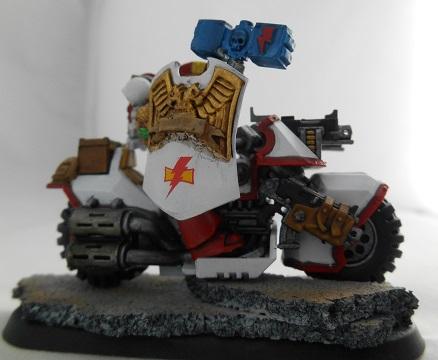 Bike, Chapter Master, The Shield Eternal, Thunderhammer, White Scars